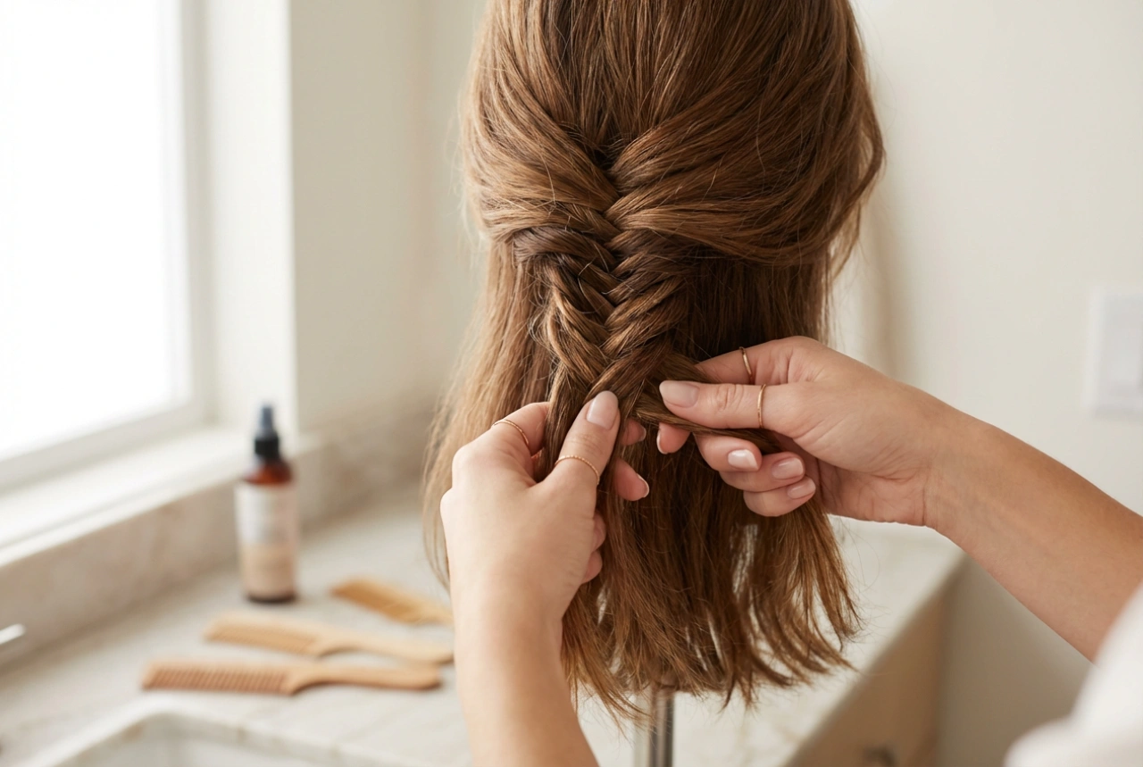 Medium-Length Hair: Step-by-Step Braided Hairstyles