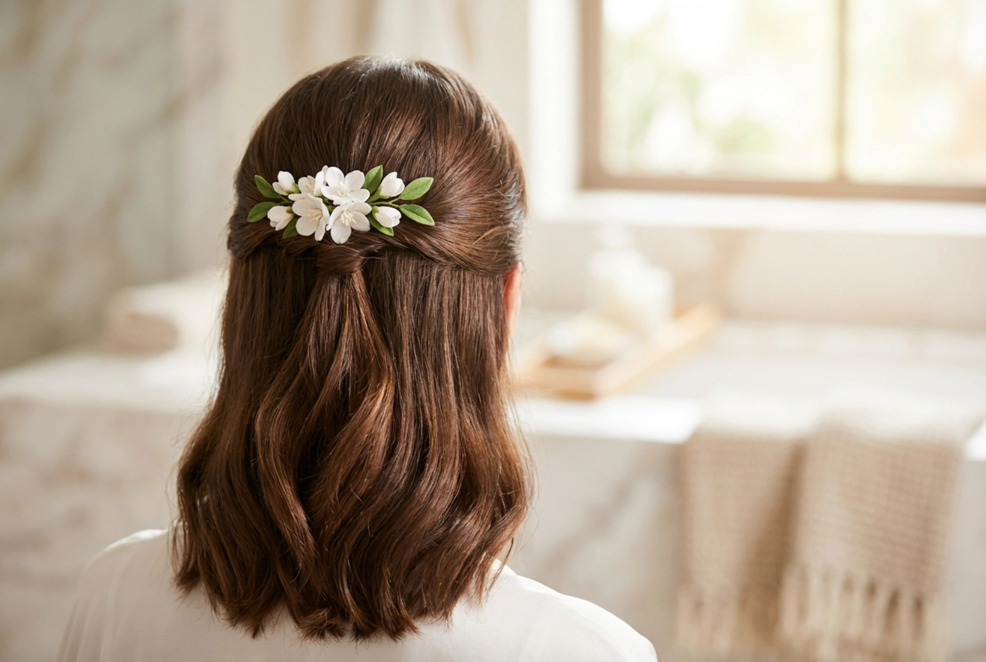Wedding Hairstyles for Shoulder-Length Hair: Chignons, Half-Updos and Waves