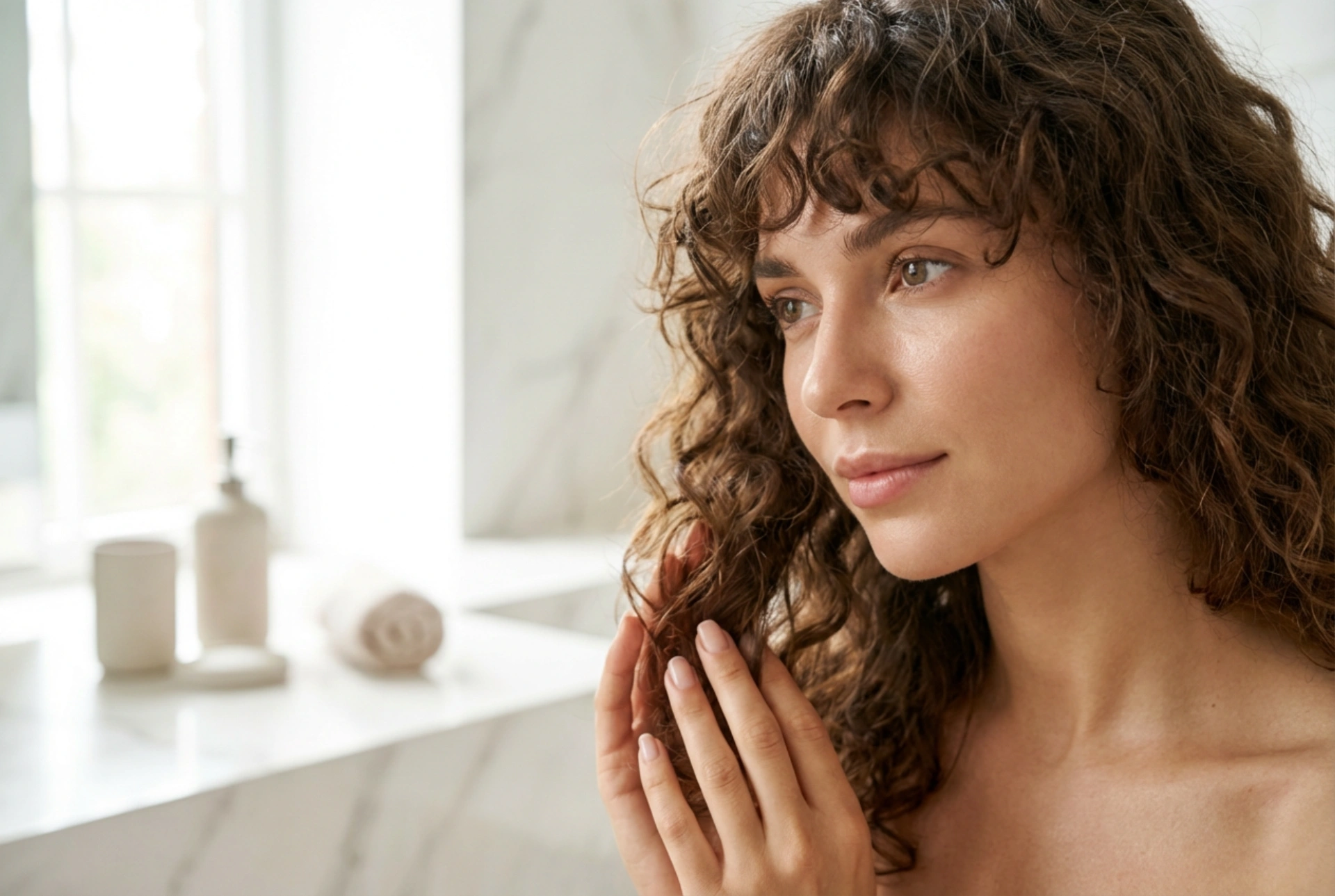 A Fringe on Curly Hair: Shape, Length, and Styling