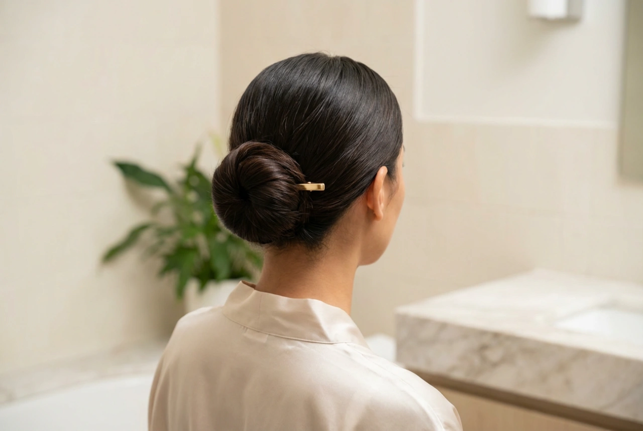 Smooth Wedding Bun: Hair Preparation, Perfect Smoothing, and Strong Hold