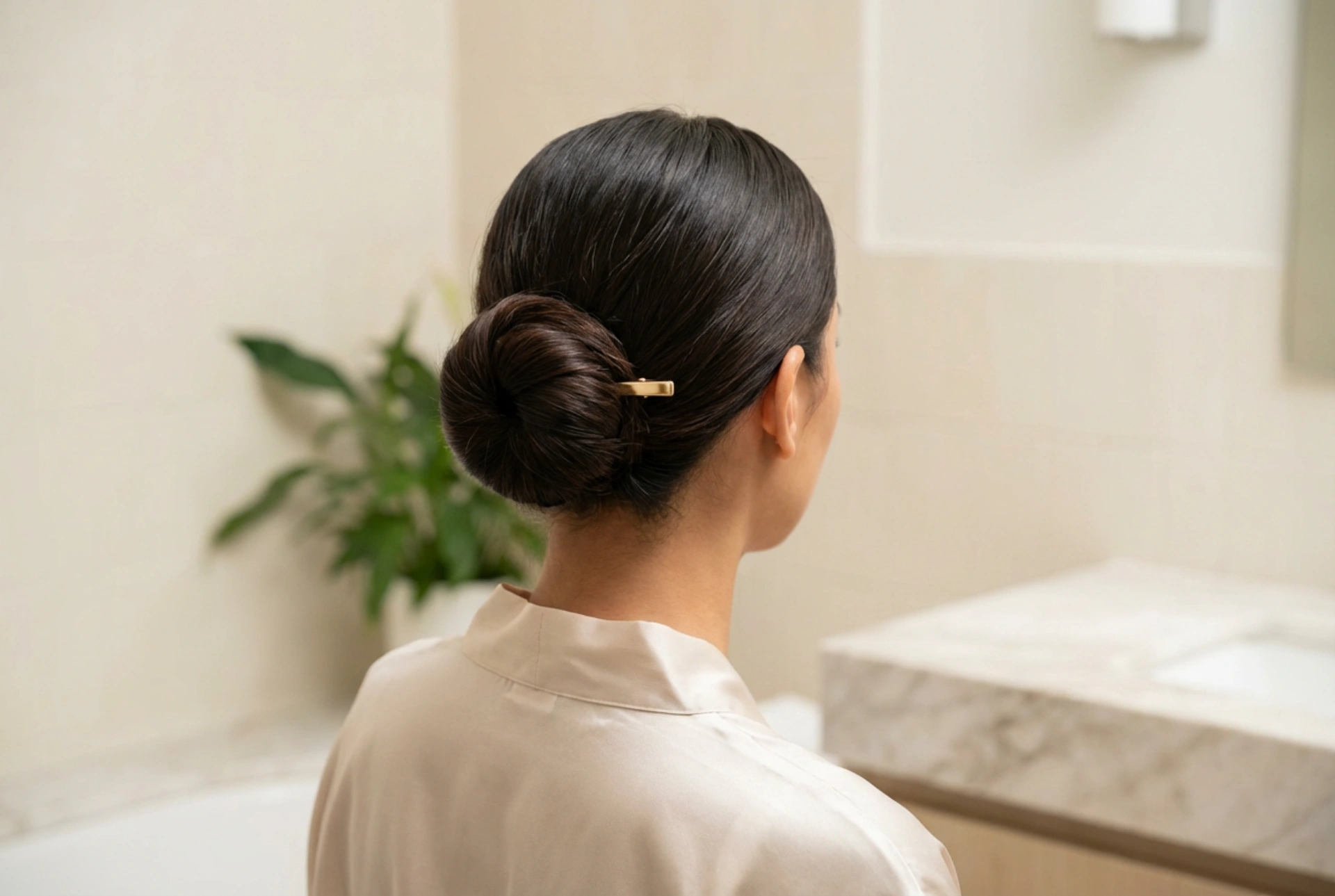 Smooth Wedding Bun: Hair Preparation, Perfect Smoothing, and Strong Hold