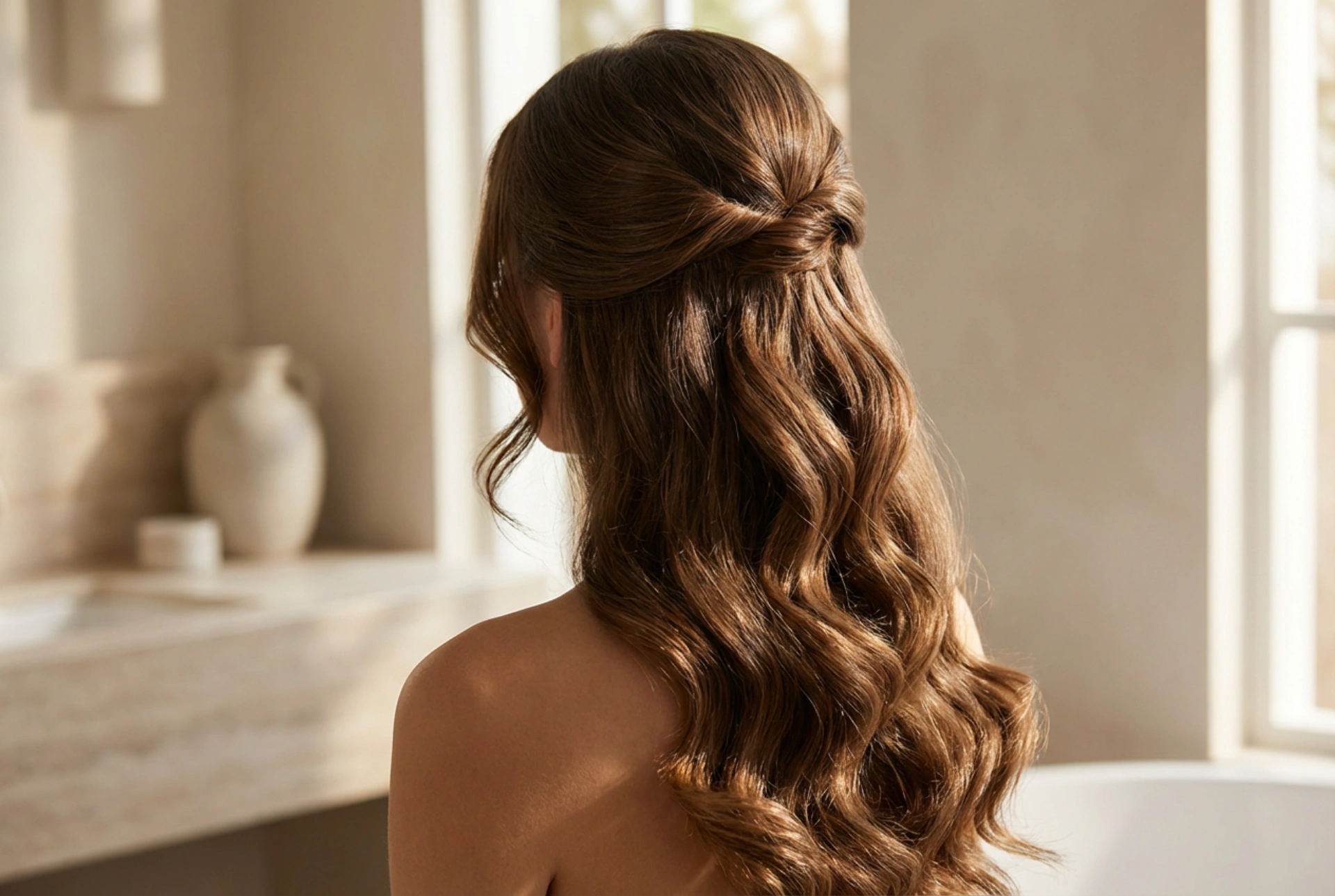 Beautiful Hairstyles for Long Hair: Waves, Half-Updos, and an Elegant Ponytail