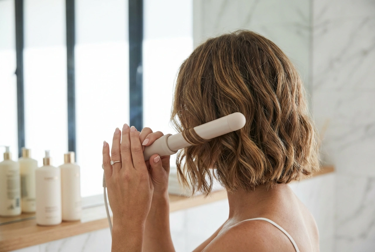 Step-by-Step Broken Waves on Short Hair: Tools and Hold
