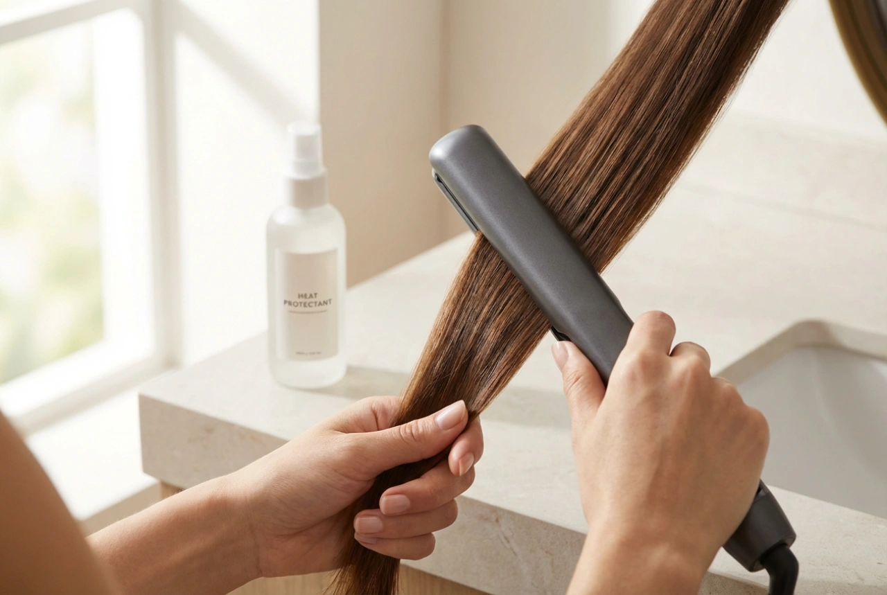 Hair Straighteners: Sleek Strands Step-by-Step and Heat Protection