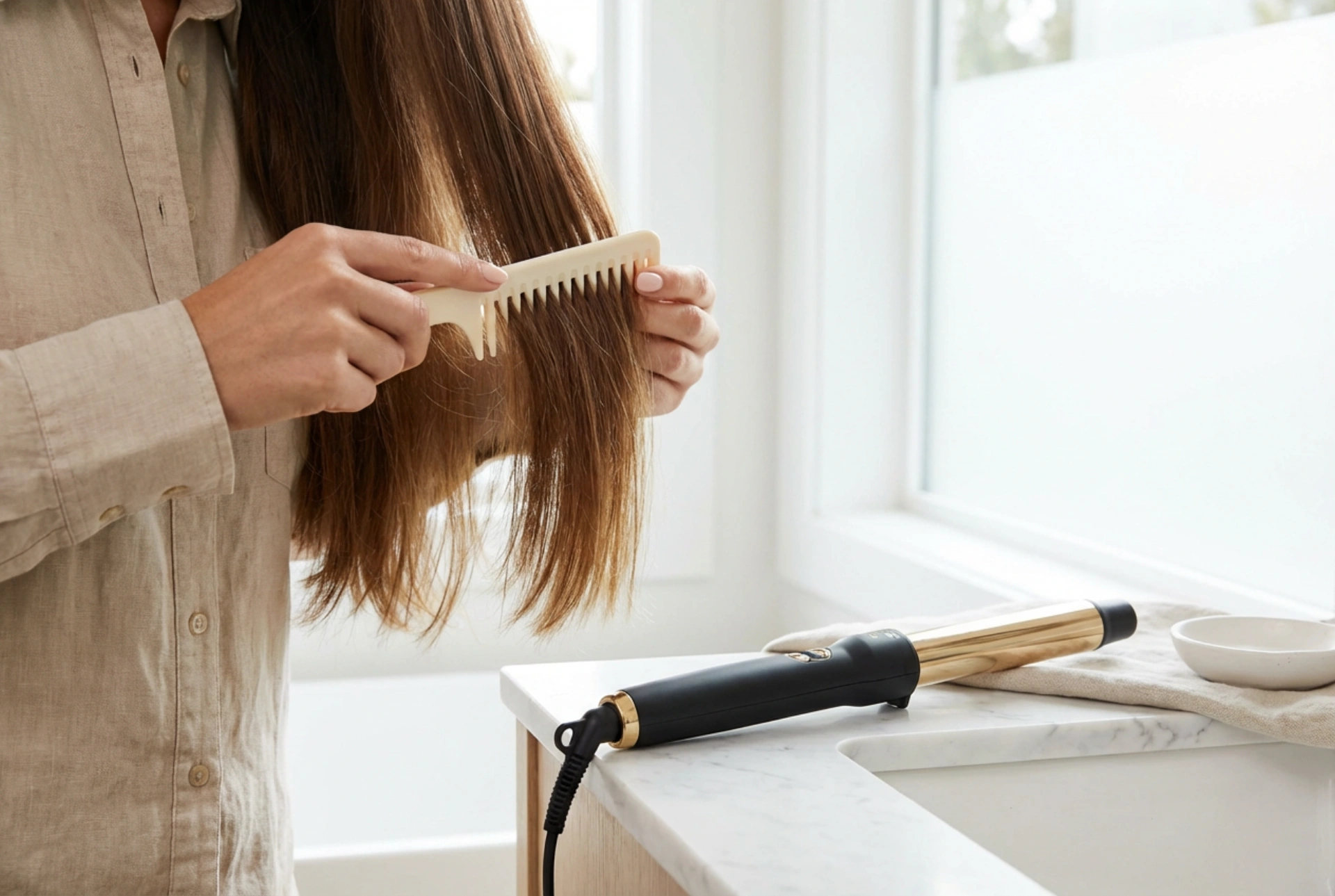A Beginner's Guide to Curling Hair: Sectioning, Timing and Cooling