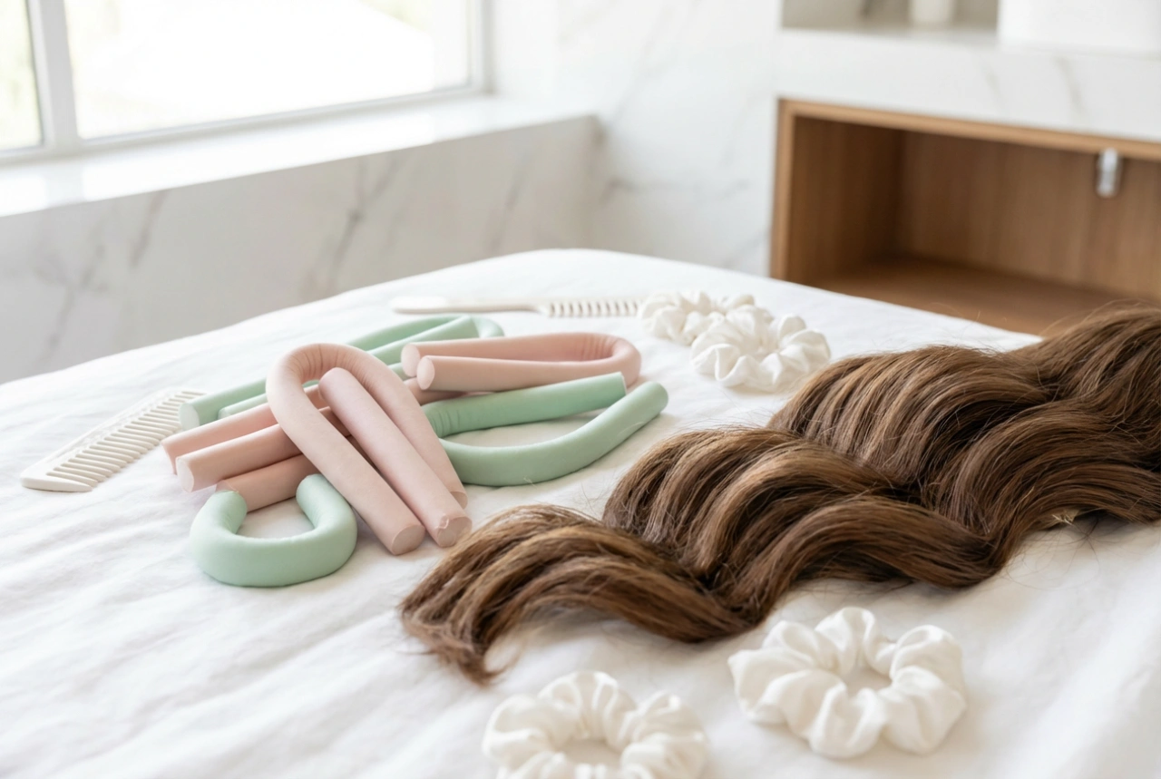 Large Hair Rollers: Volume and Big Waves Without Heat