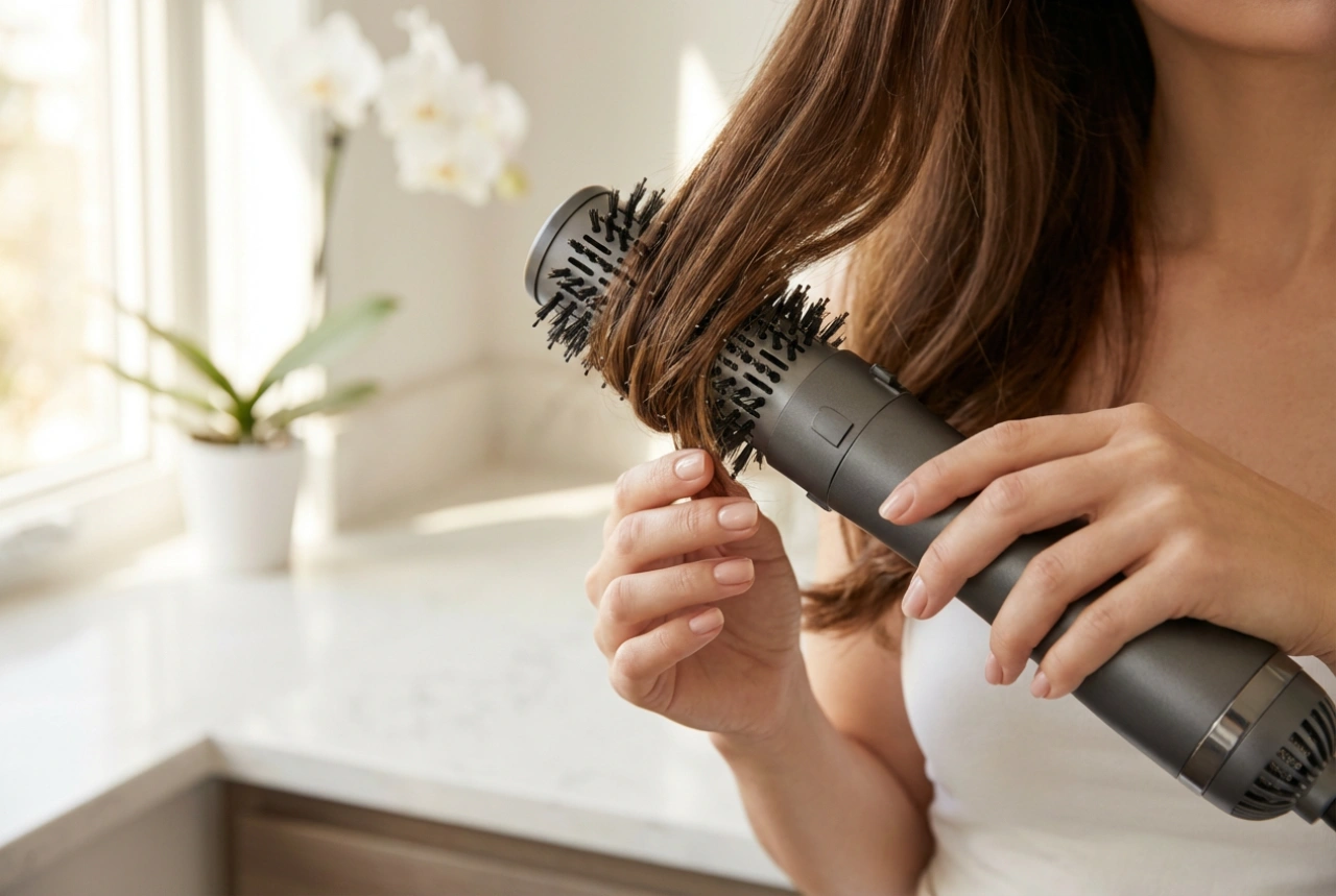 Rotating Hot Air Brush: Styling and Curling Step by Step