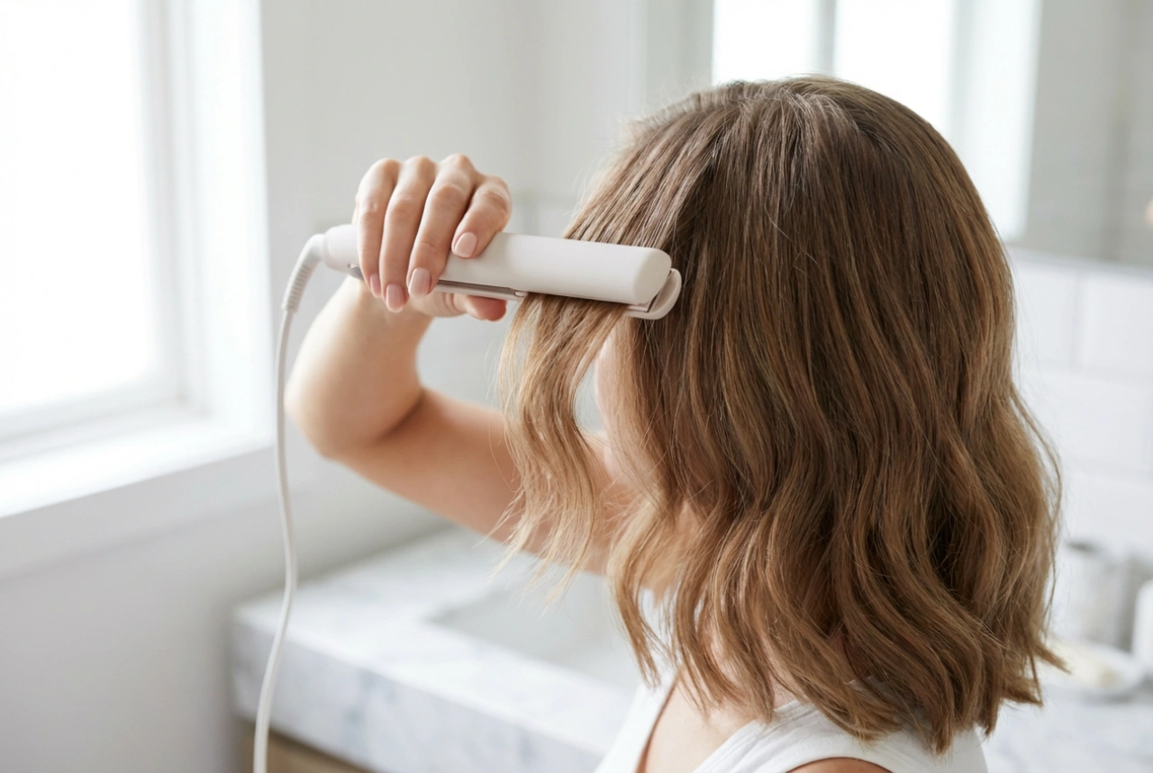 Mini hair crimper: root lift and everyday texture