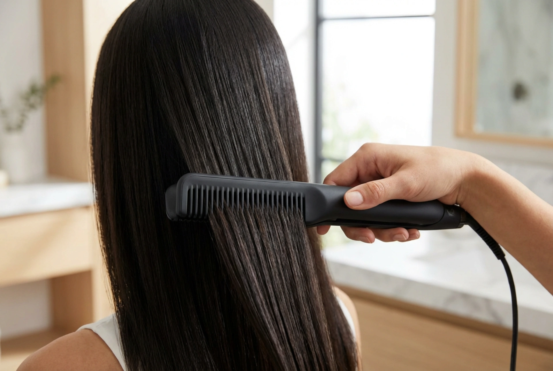 Hair Straightener with a Comb: Quick Smoothing Without Tugging