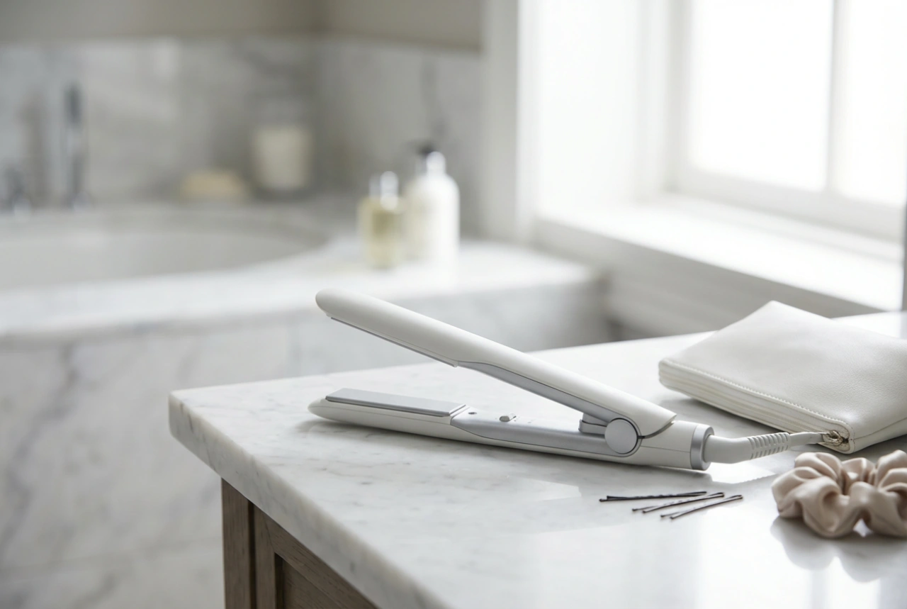 Mini travel hair straighteners: quick styling on the go