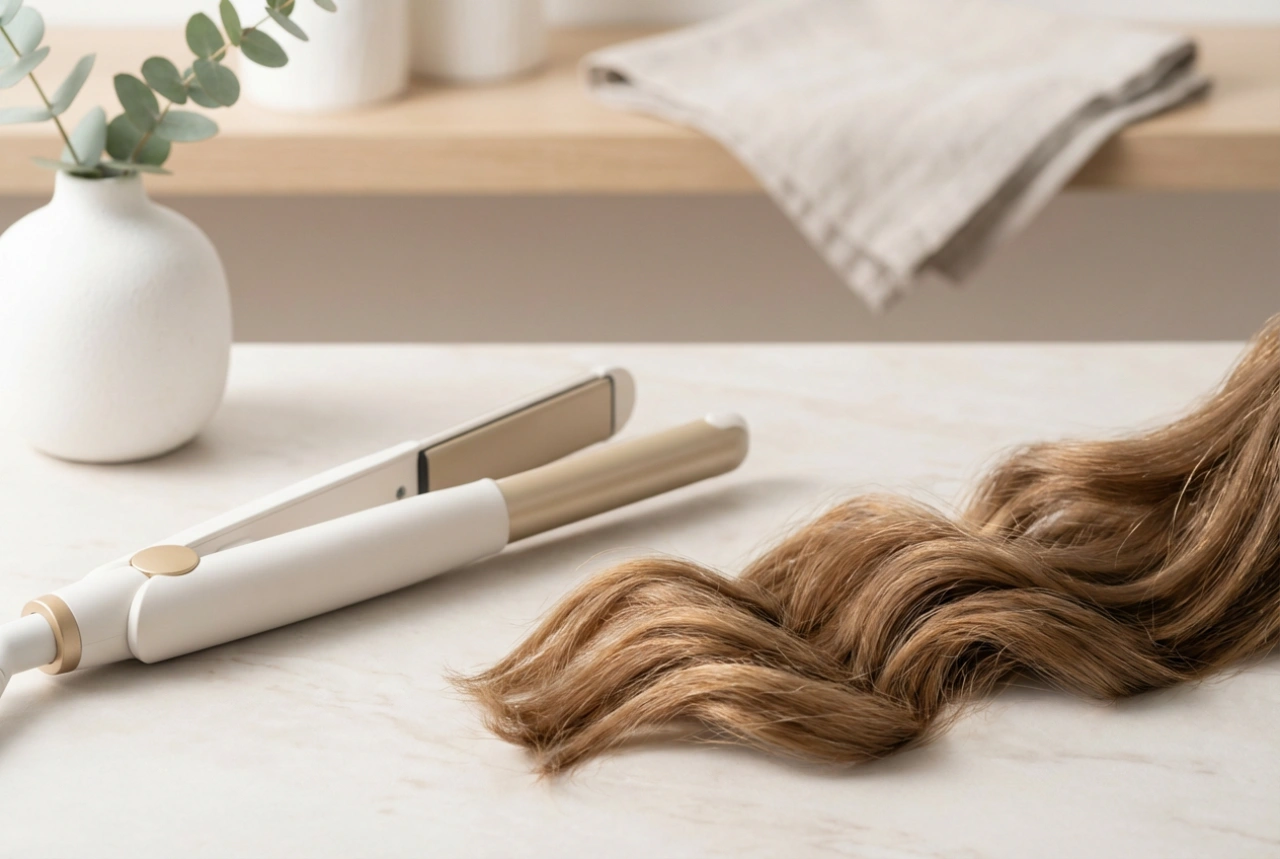 Automatic Hair Crimper: Crease-Free Texture and Volume