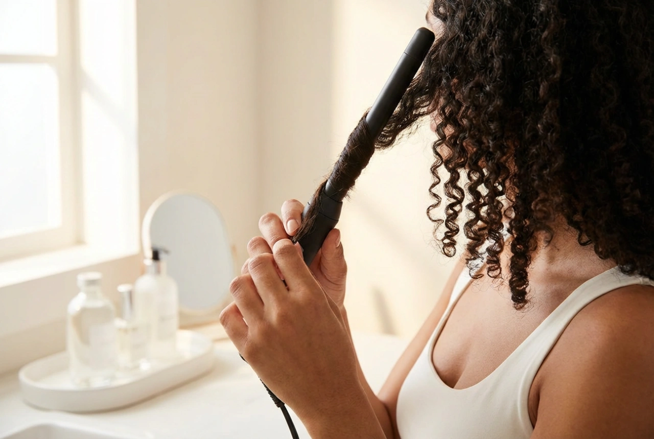 Thin Curling Wand: Corkscrew Curls and Afro-Style Ringlets Step by Step