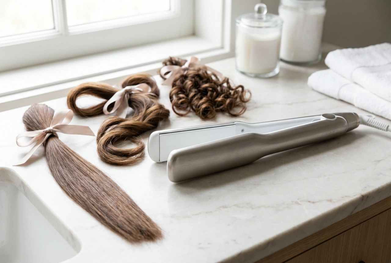 3-in-1 Hair Styler: Dryer, Curler, and Straightener in One