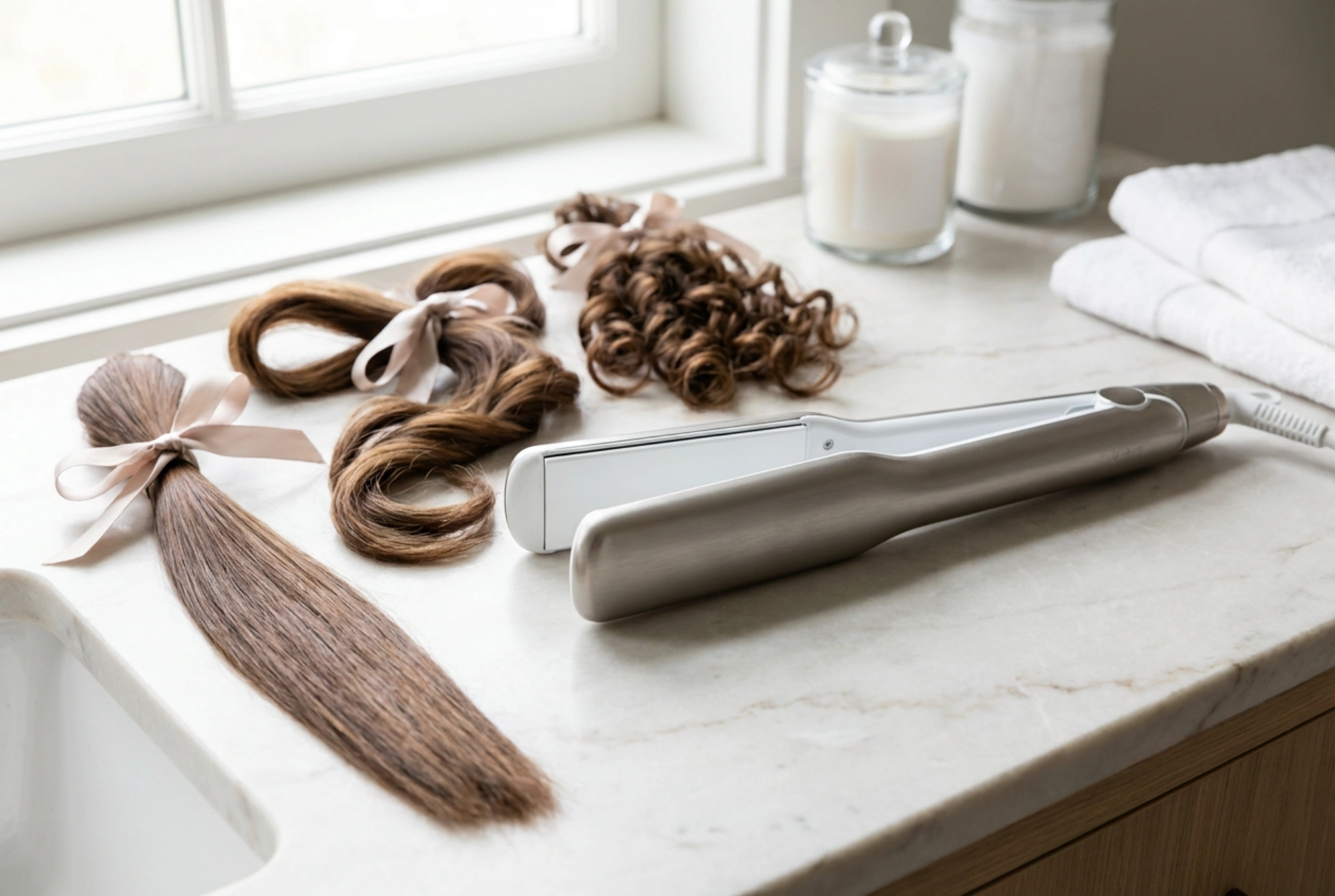 3-in-1 Hair Styler: Dryer, Curler, and Straightener in One