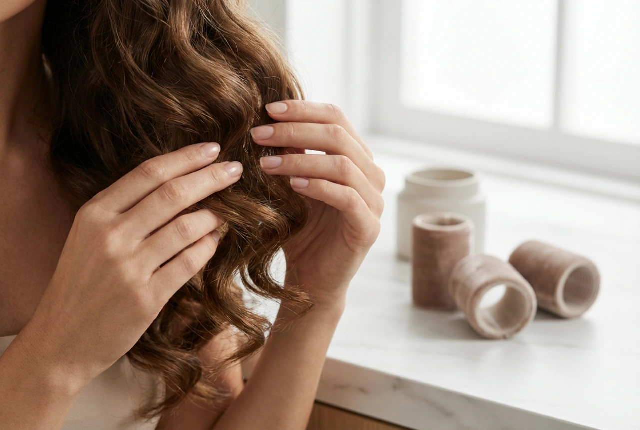 Thick Hot Rollers: How to Get Big, Bouncy Waves Step-by-Step