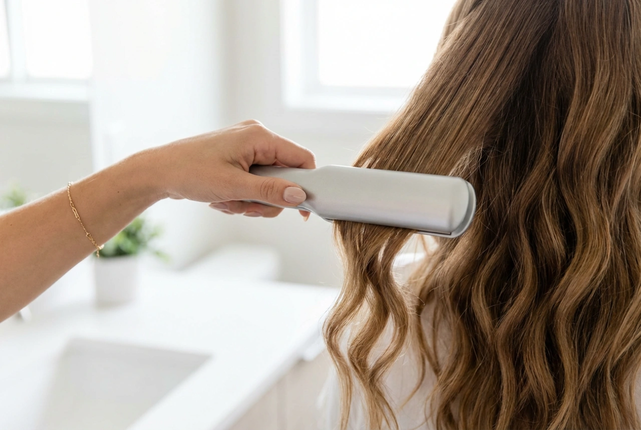 Deep wave hair waver: curling technique and holding time