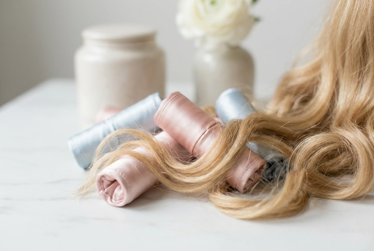 Silk Hair Rollers: Creating Comfortable Overnight Waves