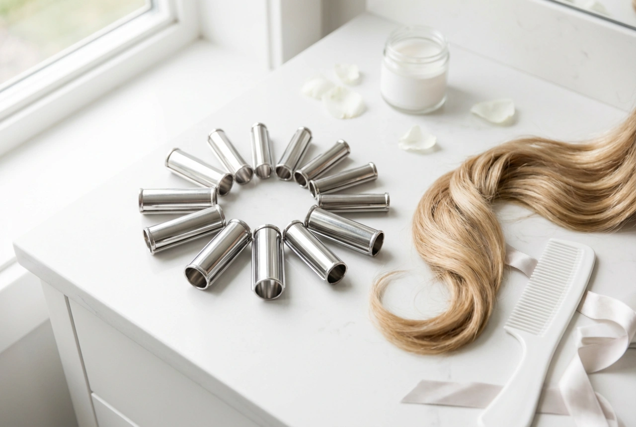 Metal Hair Rollers: Blow-Drying and Hair End Protection