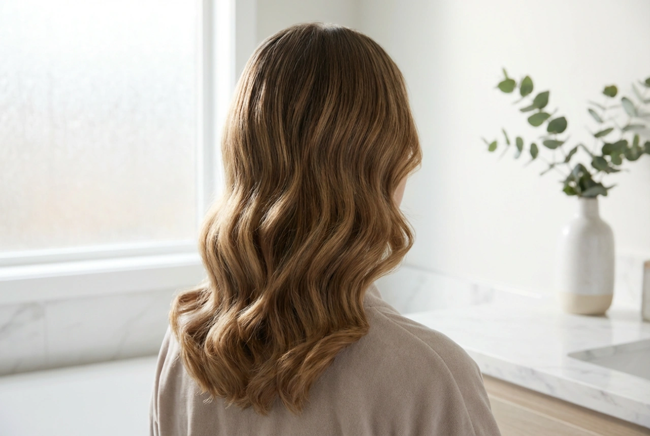 How to shape and hold wavy hair without weighing it down