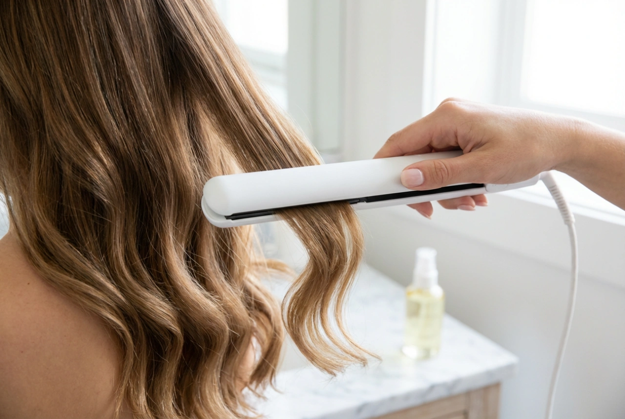 How to curl hair with a straightener: quick, crease-free waves with a glossy finish