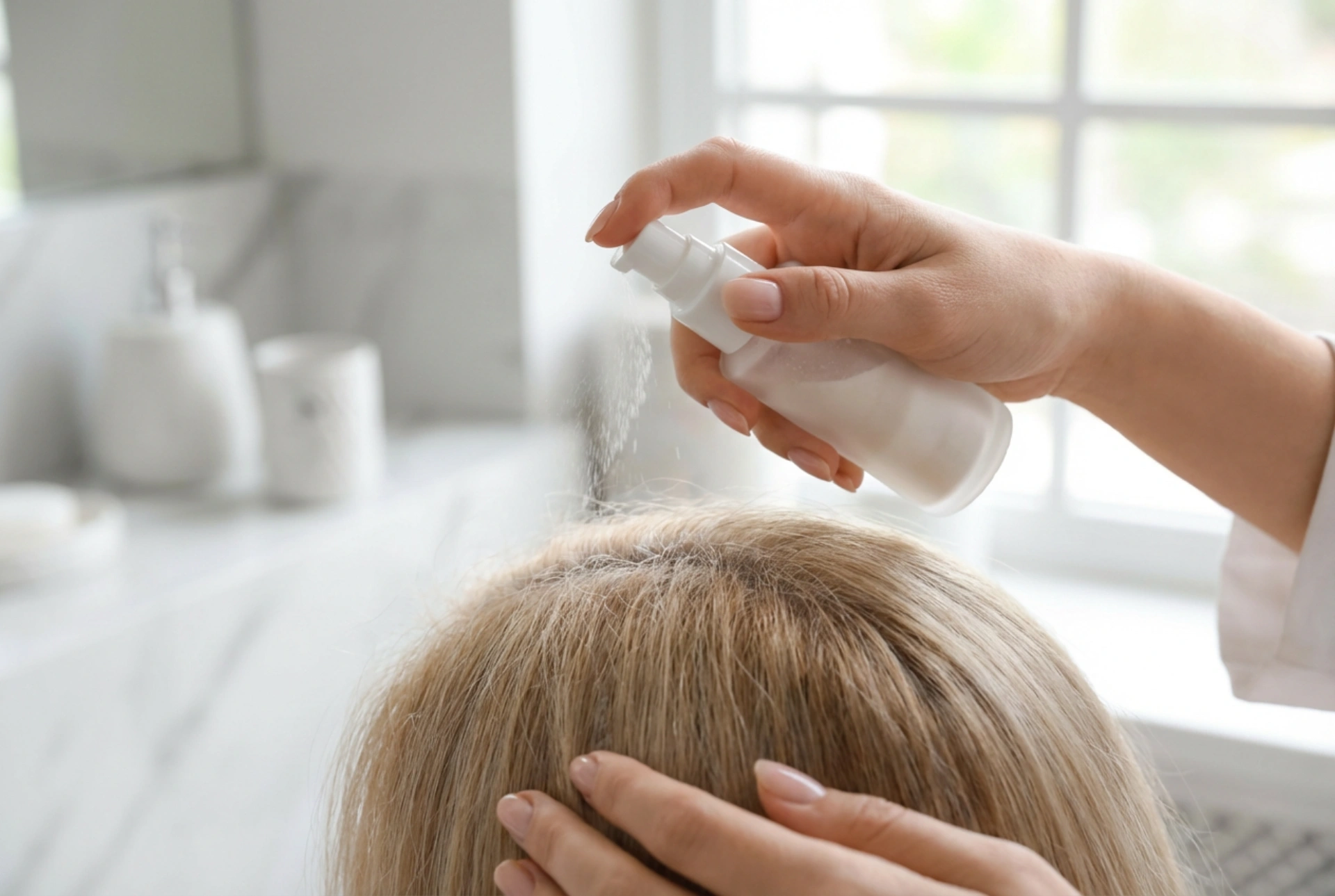 How Hair Powder with a Pump Works and How to Apply It