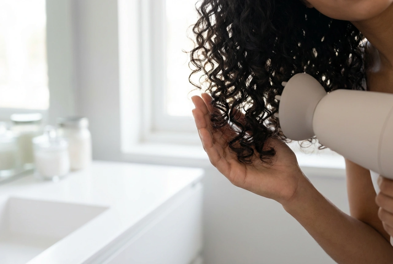 Perfectly Defined Curls: A Guide to Using a Diffuser and Ionic Hairdryer