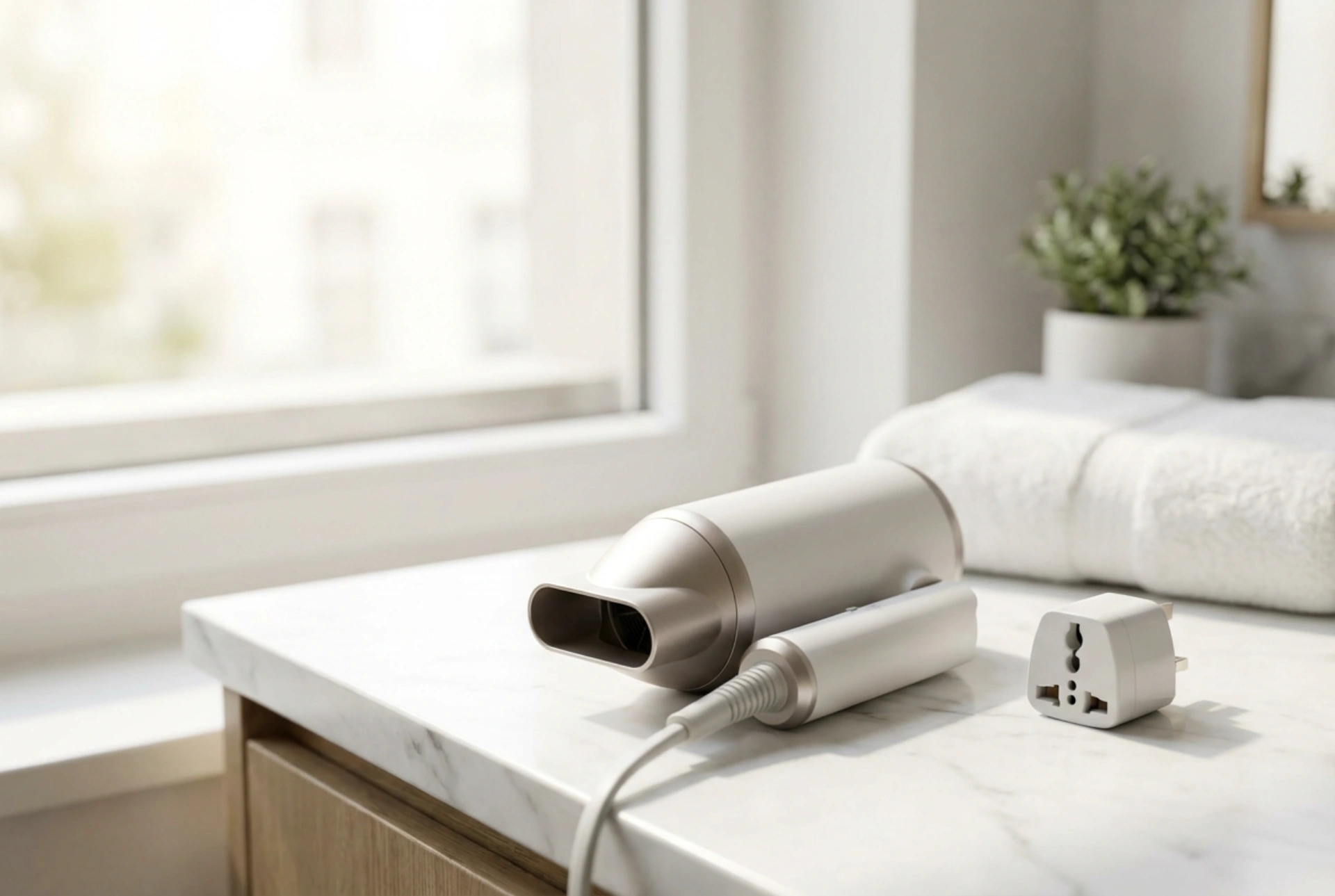 Travel Hair Dryer: Smart Folding, Adapters, and Technique