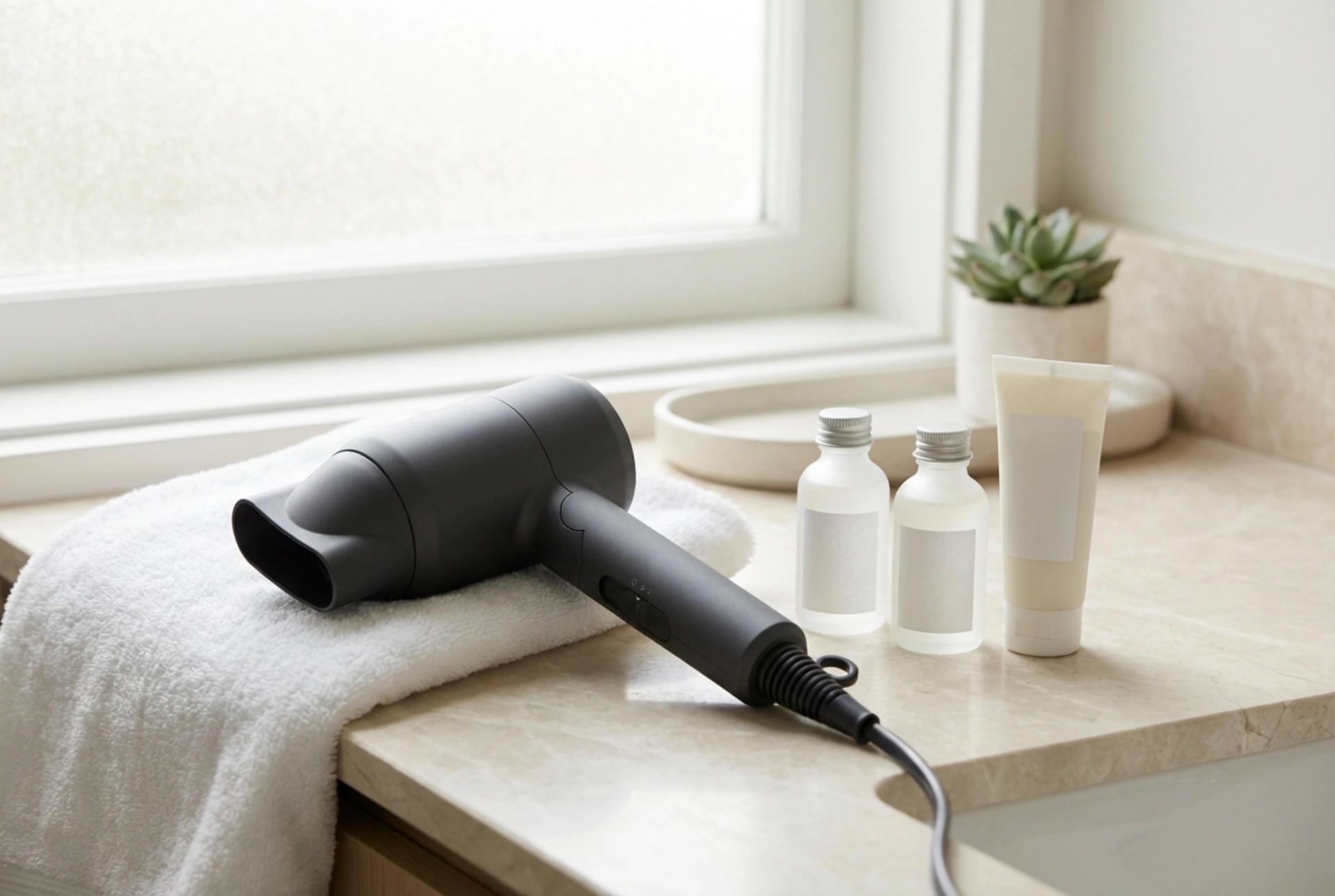 Travel Hairdryer: Compact Design and Foldable Handle for Trips