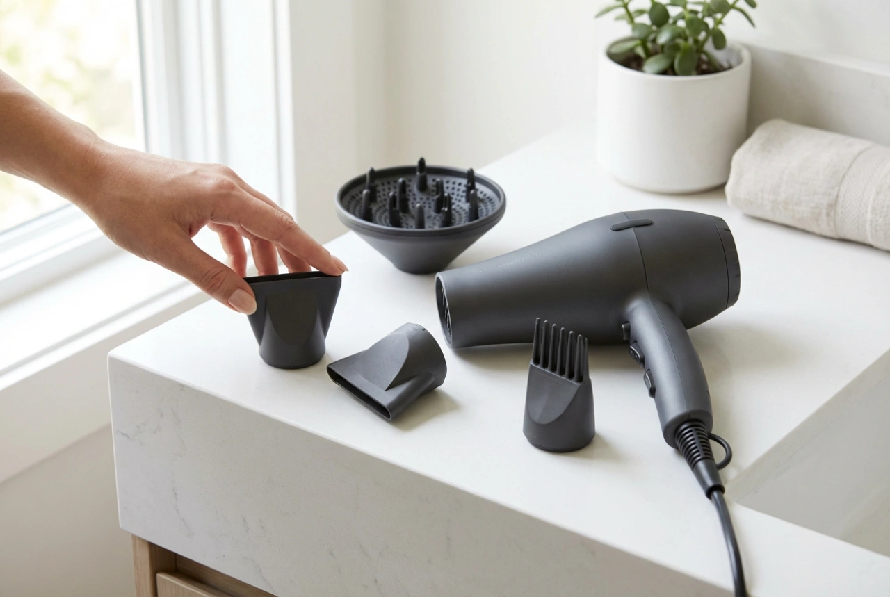 Professional Hair Dryer: Nozzles and Drying Techniques