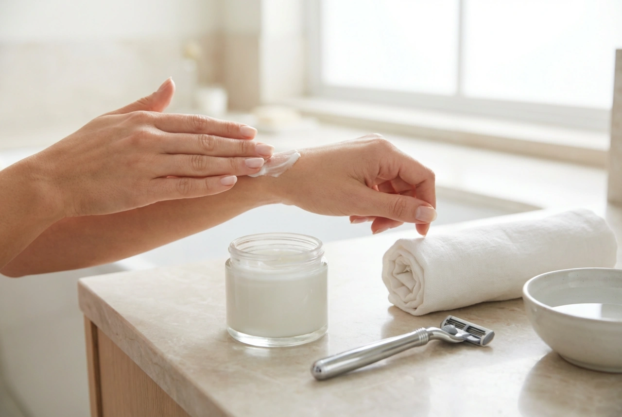 Shaving arms without irritation: how to prepare the skin and guide the blade