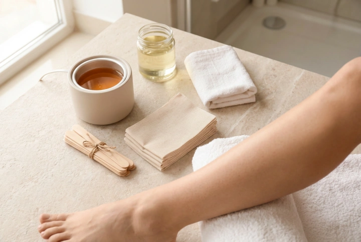 Leg Waxing at Home: Preparation, Application, and Removal