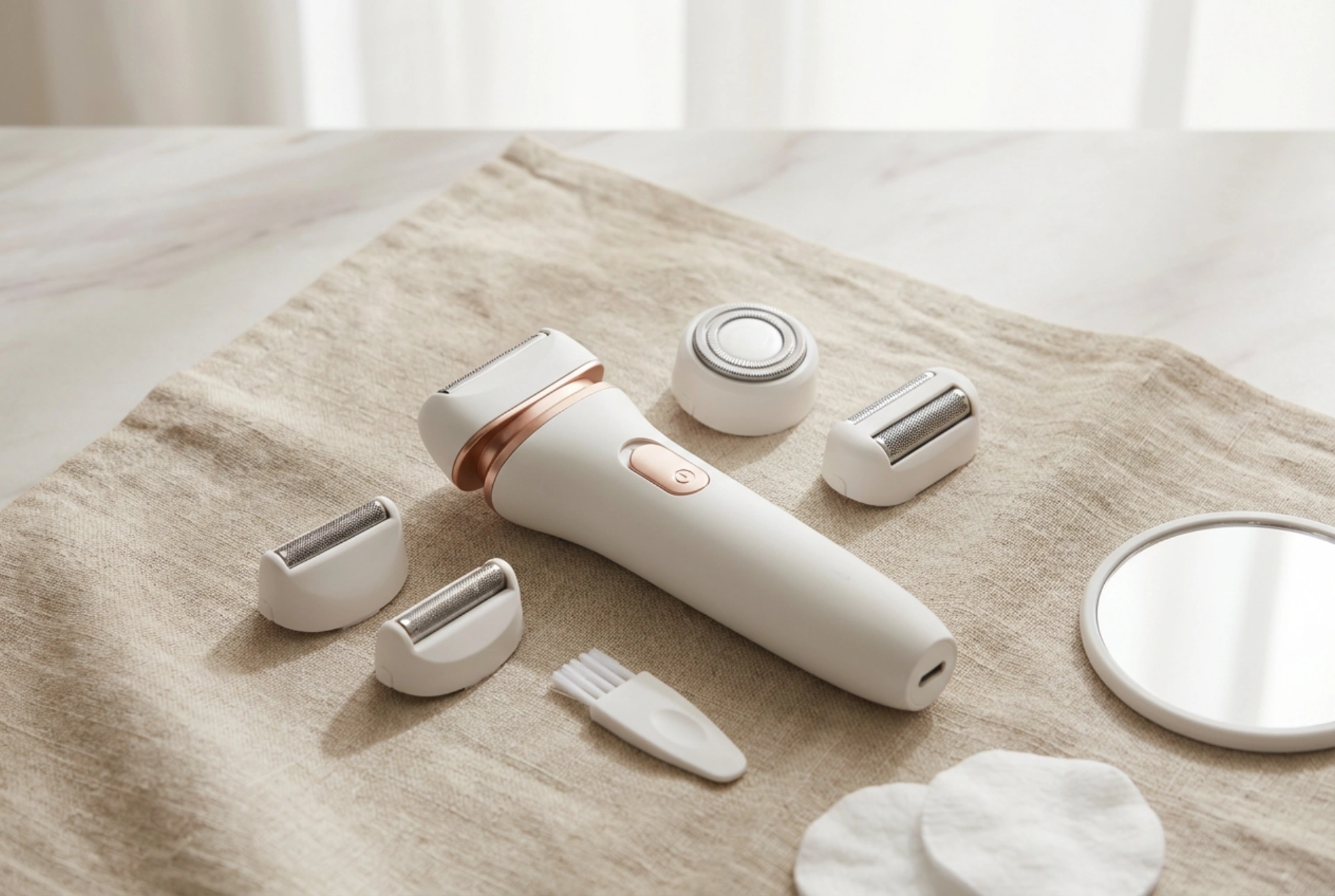 Women's Electric Shaver: Heads, Modes, and Cleaning