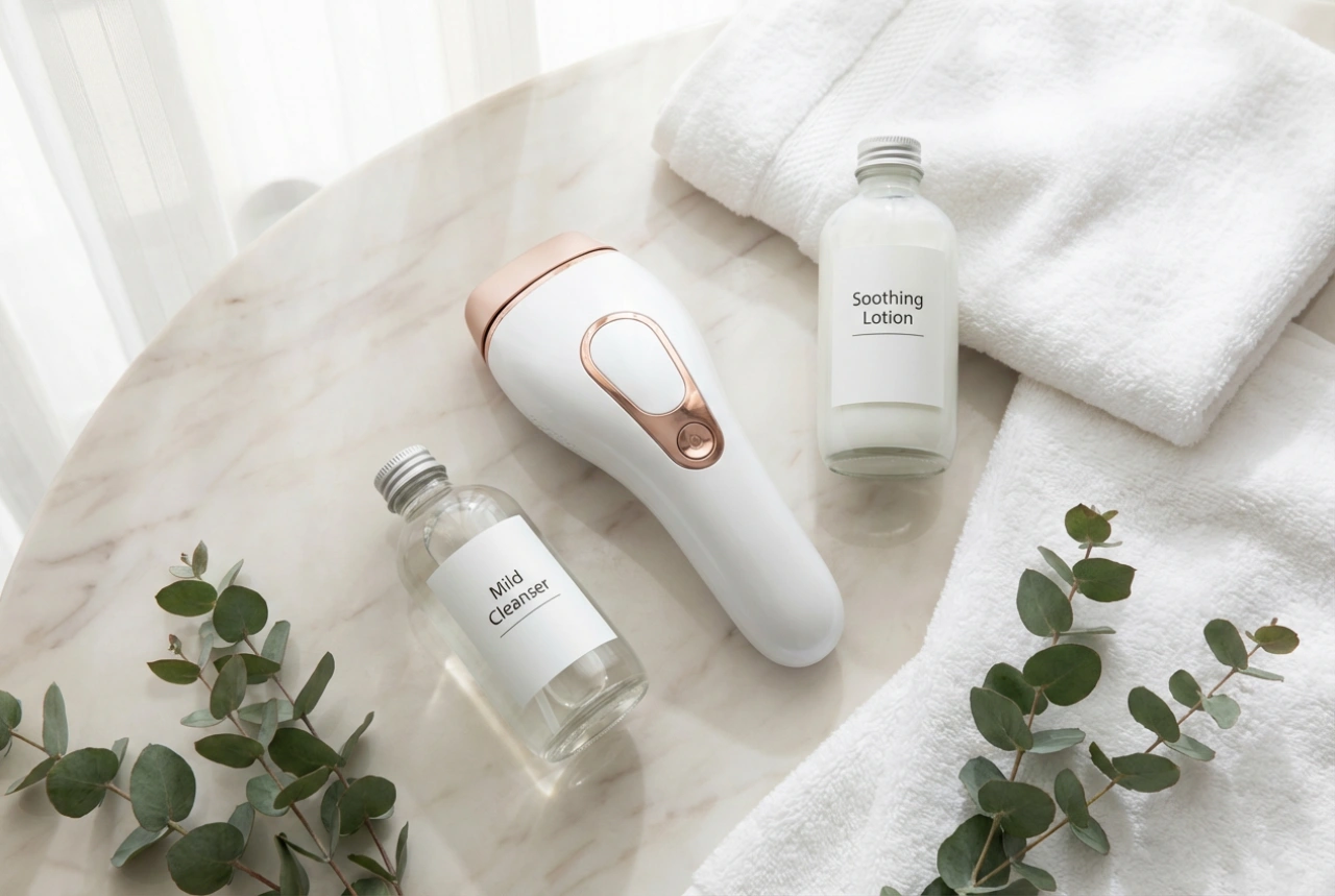 At-Home Light-Based Hair Removal: Skin Preparation, Session Planning, and Aftercare