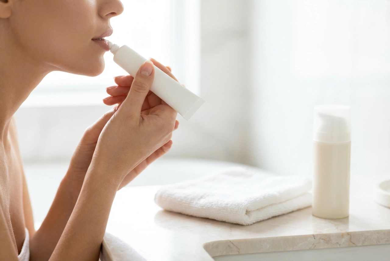 Upper Lip Depilatory Cream: Skin Preparation, Application, and Removal