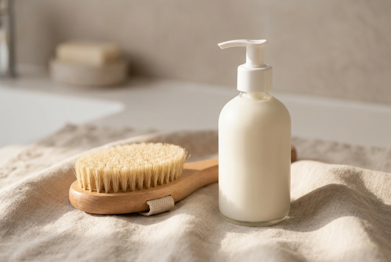 Firming Body Lotion: How to Combine It with Dry Brushing