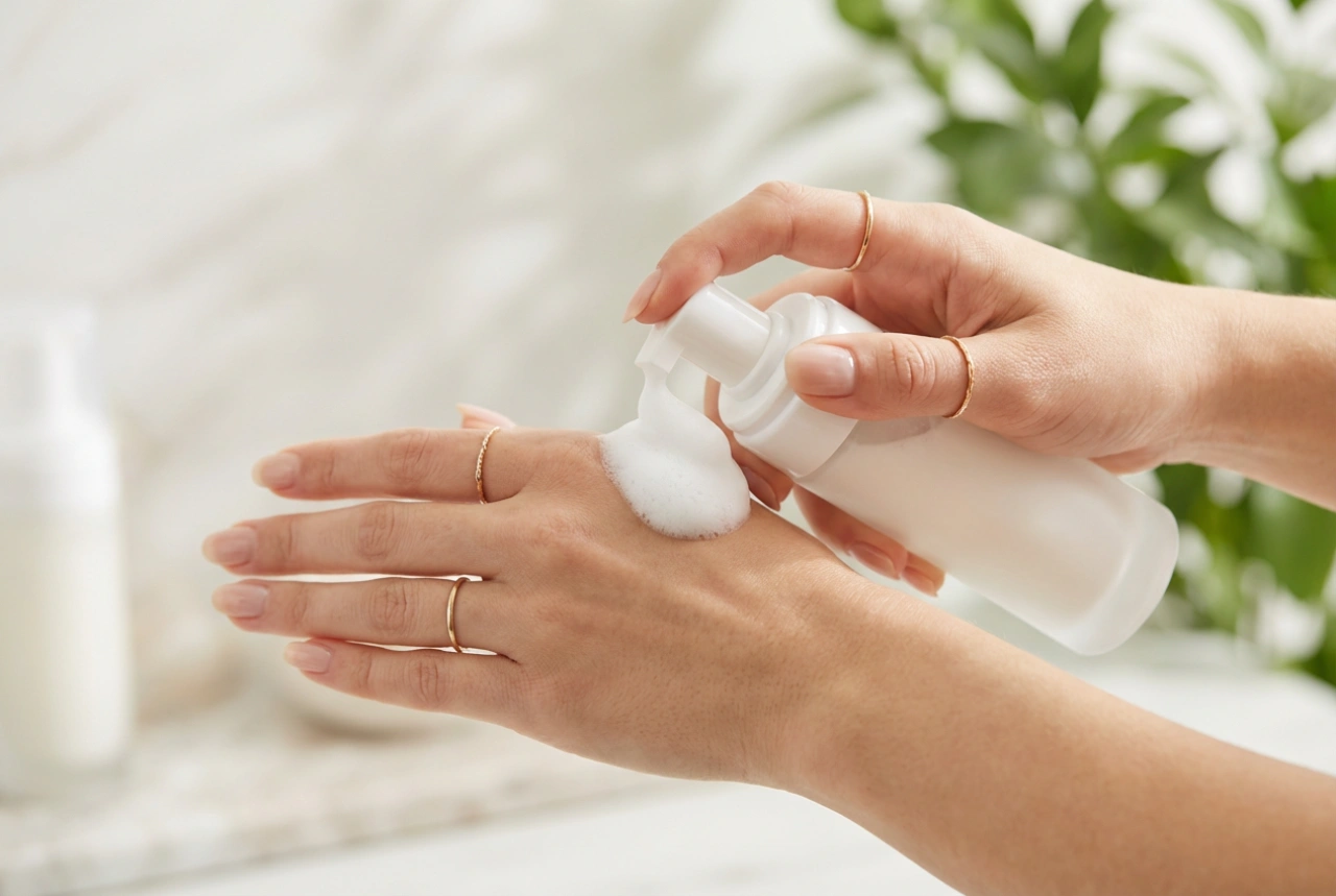 Foam Formula: Foam Hand Cream, Layering and Application
