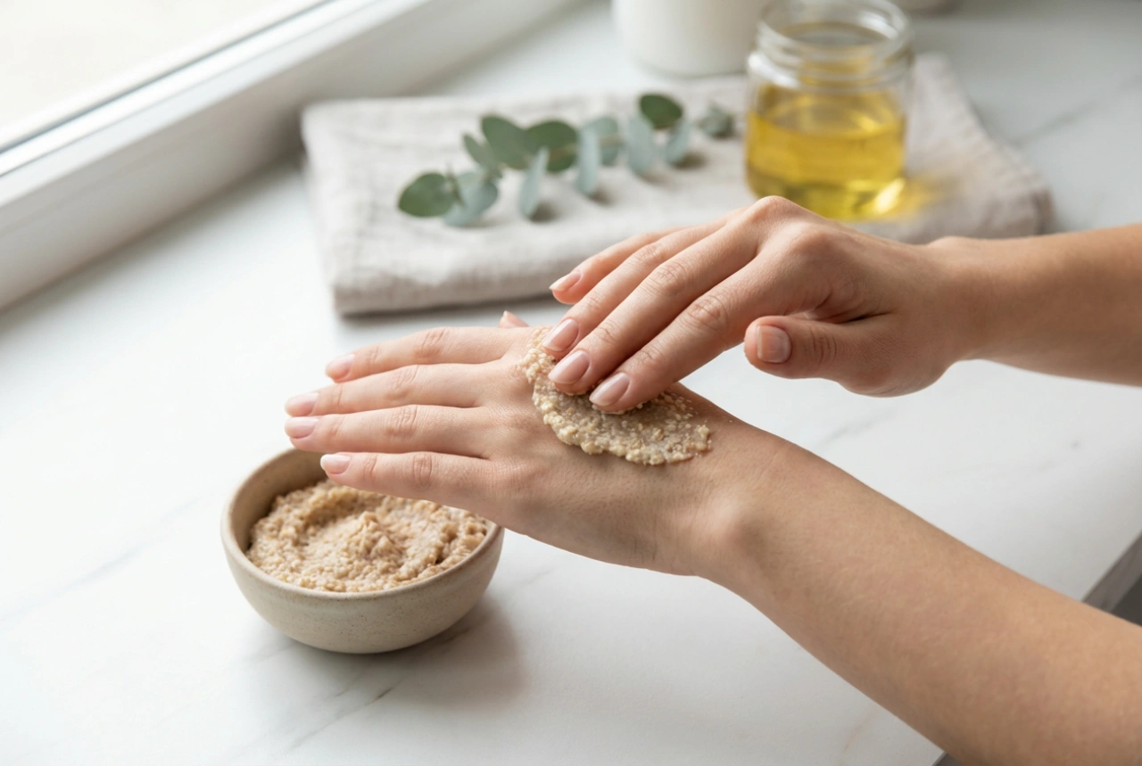 At-Home Hand Scrubs: Proven Mixtures and Safe Exfoliation
