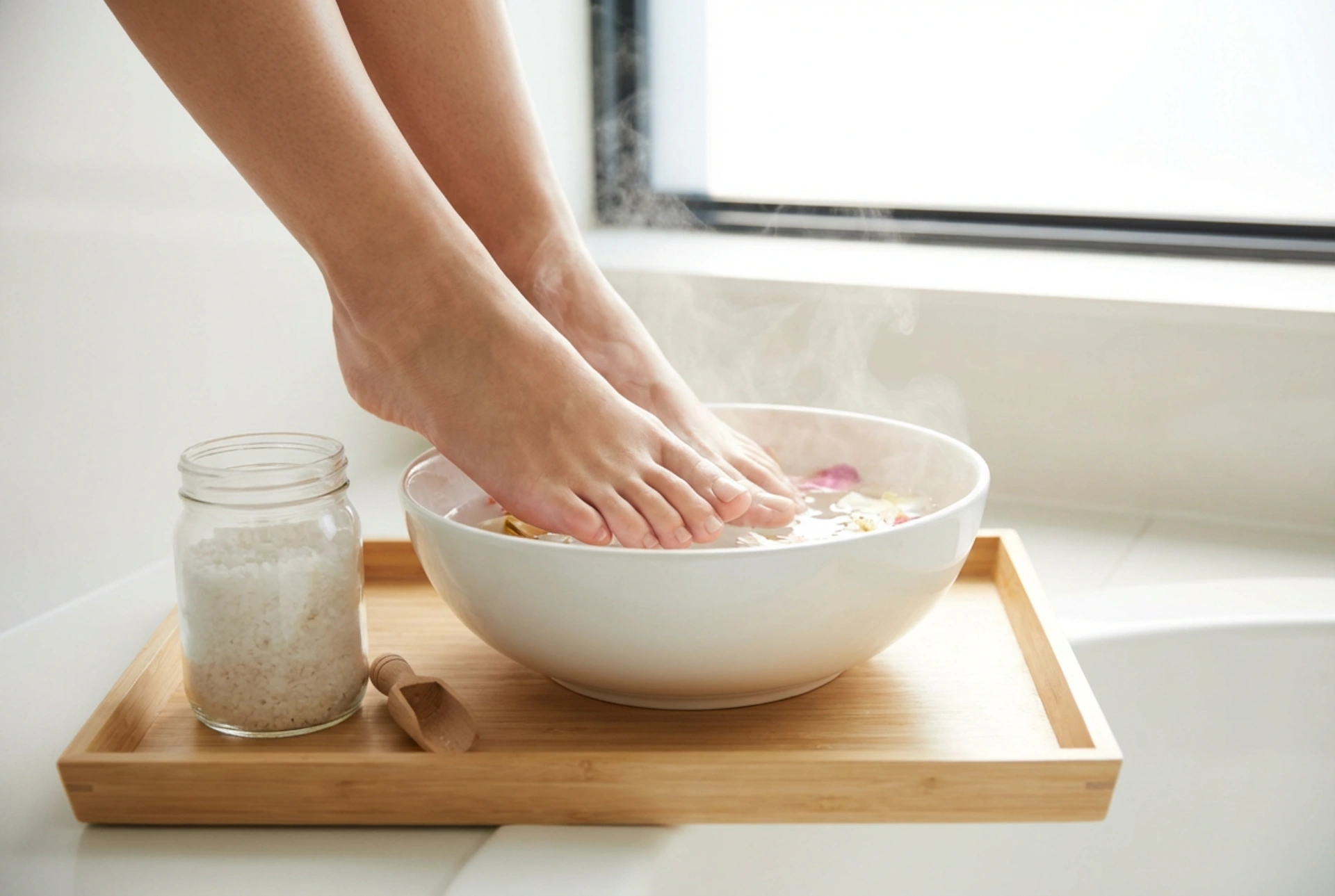 Foot Bath Salt: How to Prepare a Homemade Softening Soak
