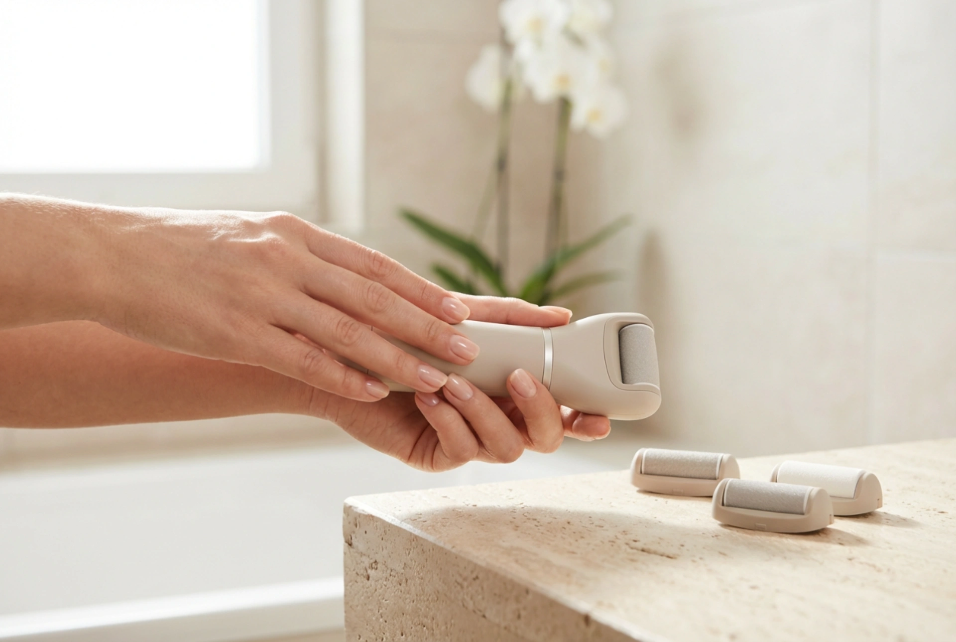 Electric Foot File: Settings, Roller Replacement, and Safe Use