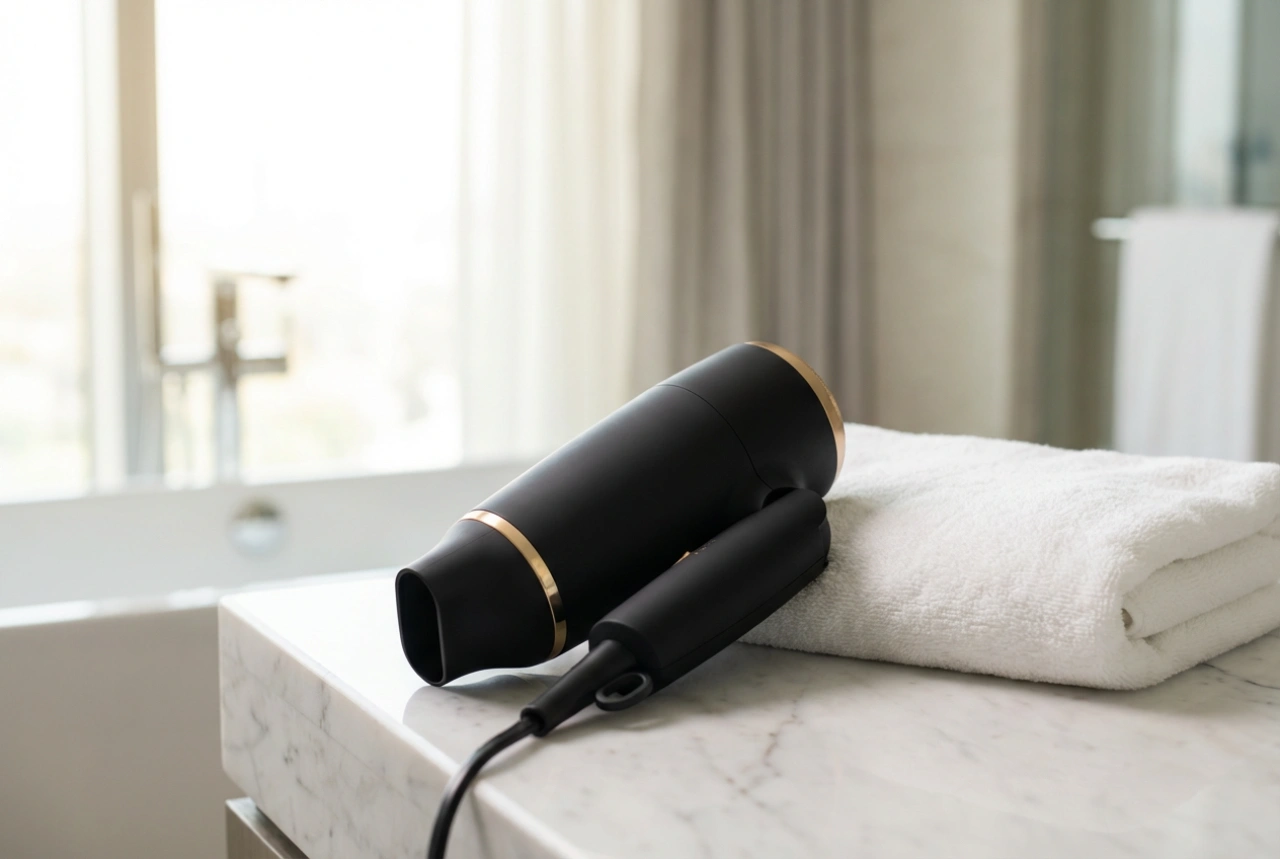Travel Hair Dryer: Compact Drying in Hotels and Hair Safety