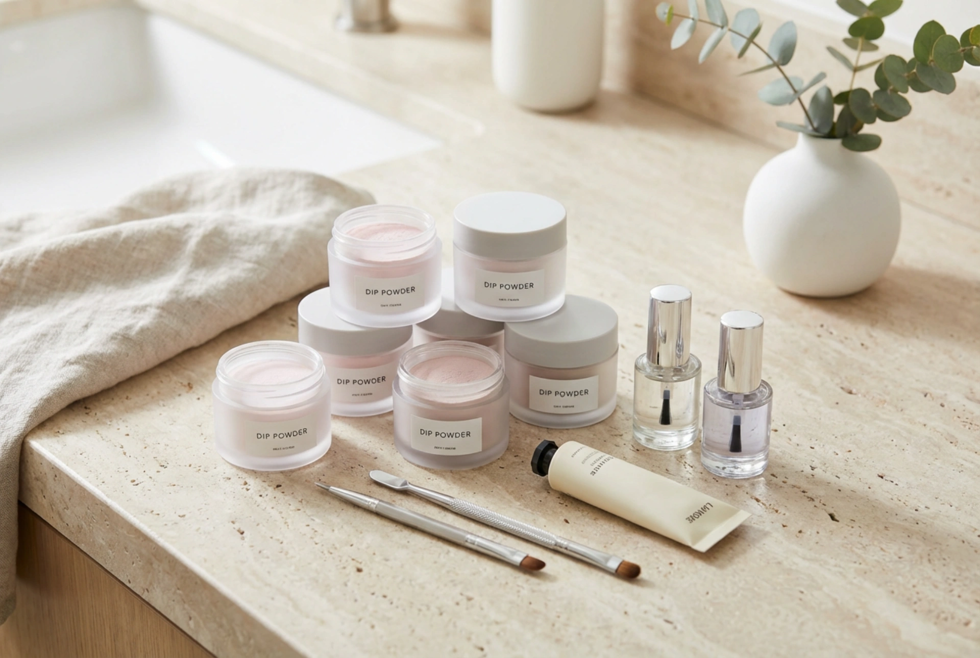 Titanium Manicure Kit: Contents, Dip Powder Application, and Aftercare