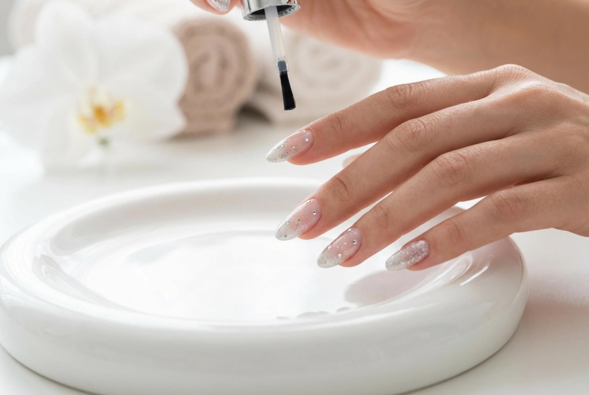 Hybrid Nail Decorations: How to Apply and Secure Them with a Top Coat