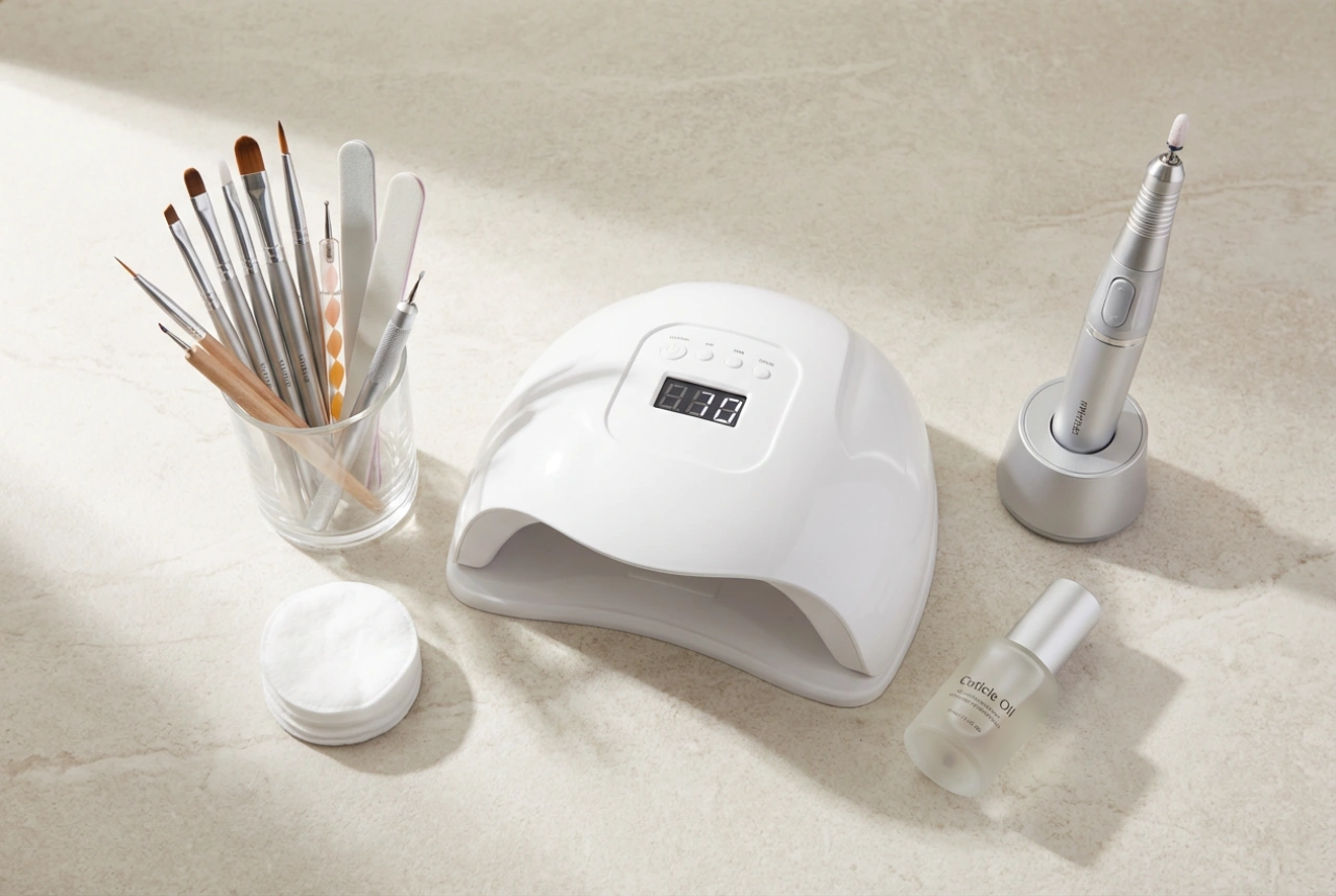 Your Home Nail Kit: A Guide to Lamps, Drills, and Essential Tools