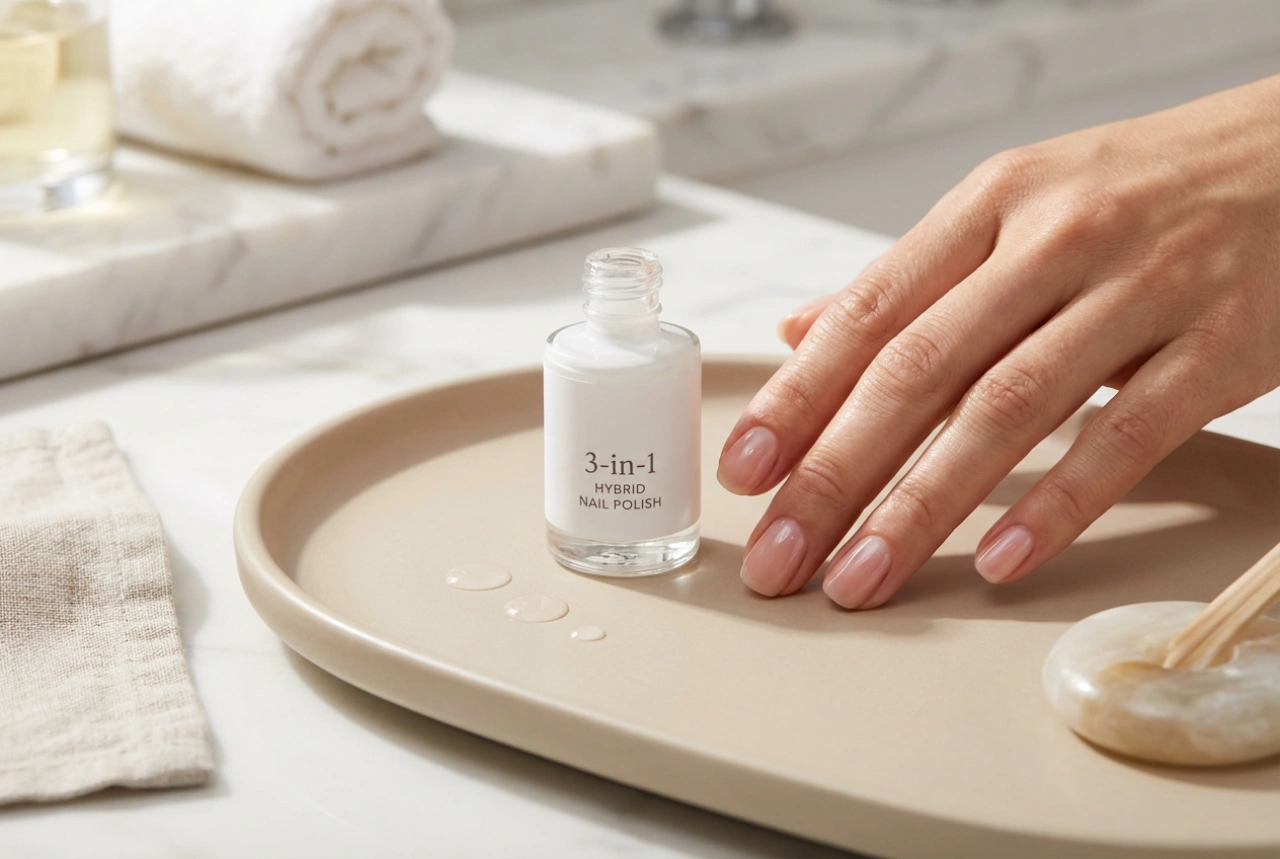 3-in-1 hybrid gel polish: when to use it and how to apply it without streaks