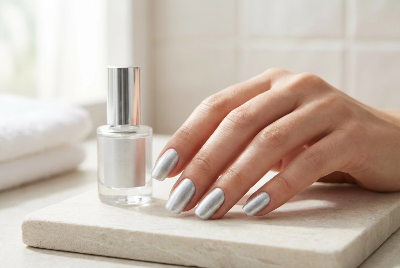 Silver Nail Polish: Even Coverage, Layers, and Protection
