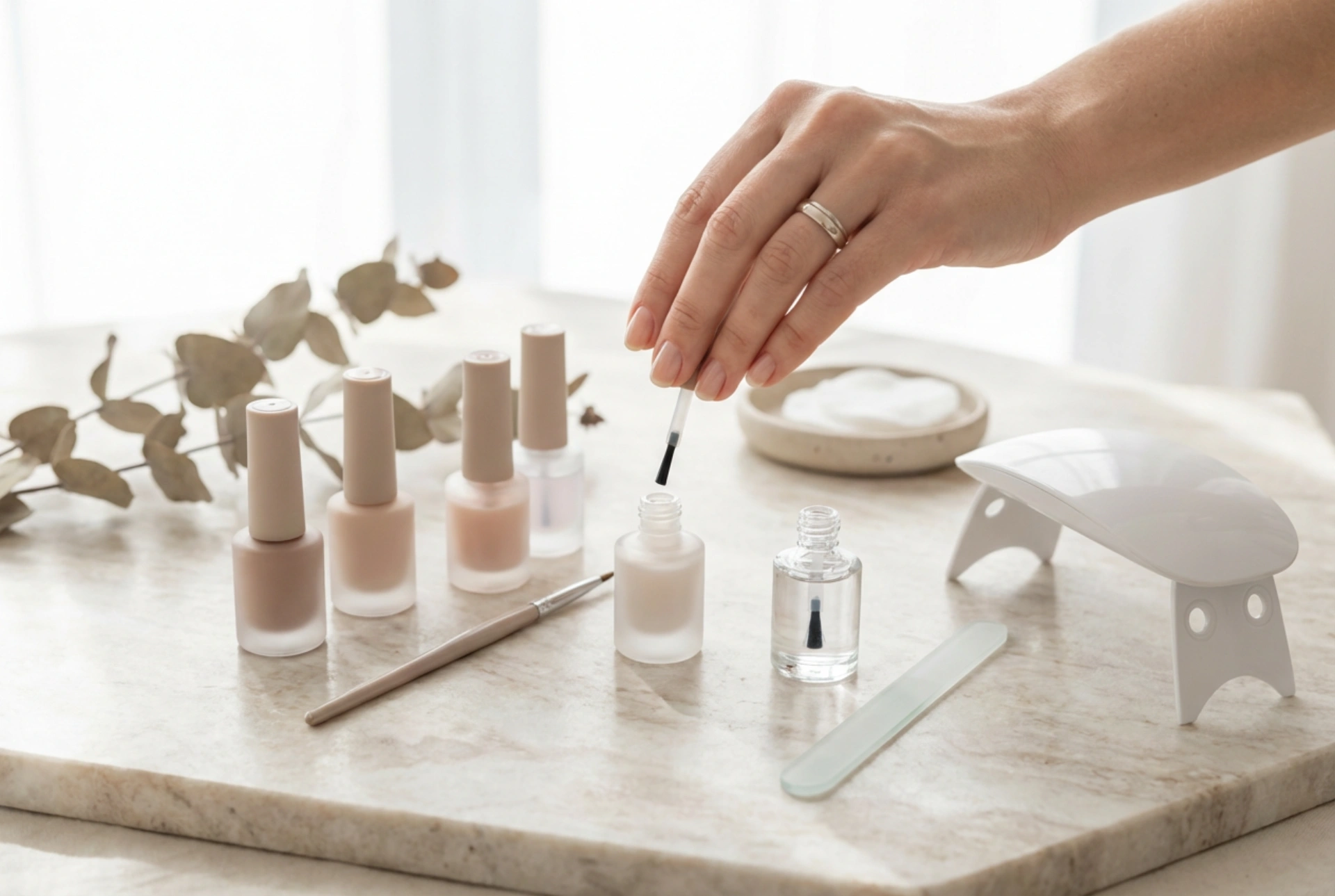 Streak-Free Gel Nail Polish: Plate Preparation, Application, and Top Coat