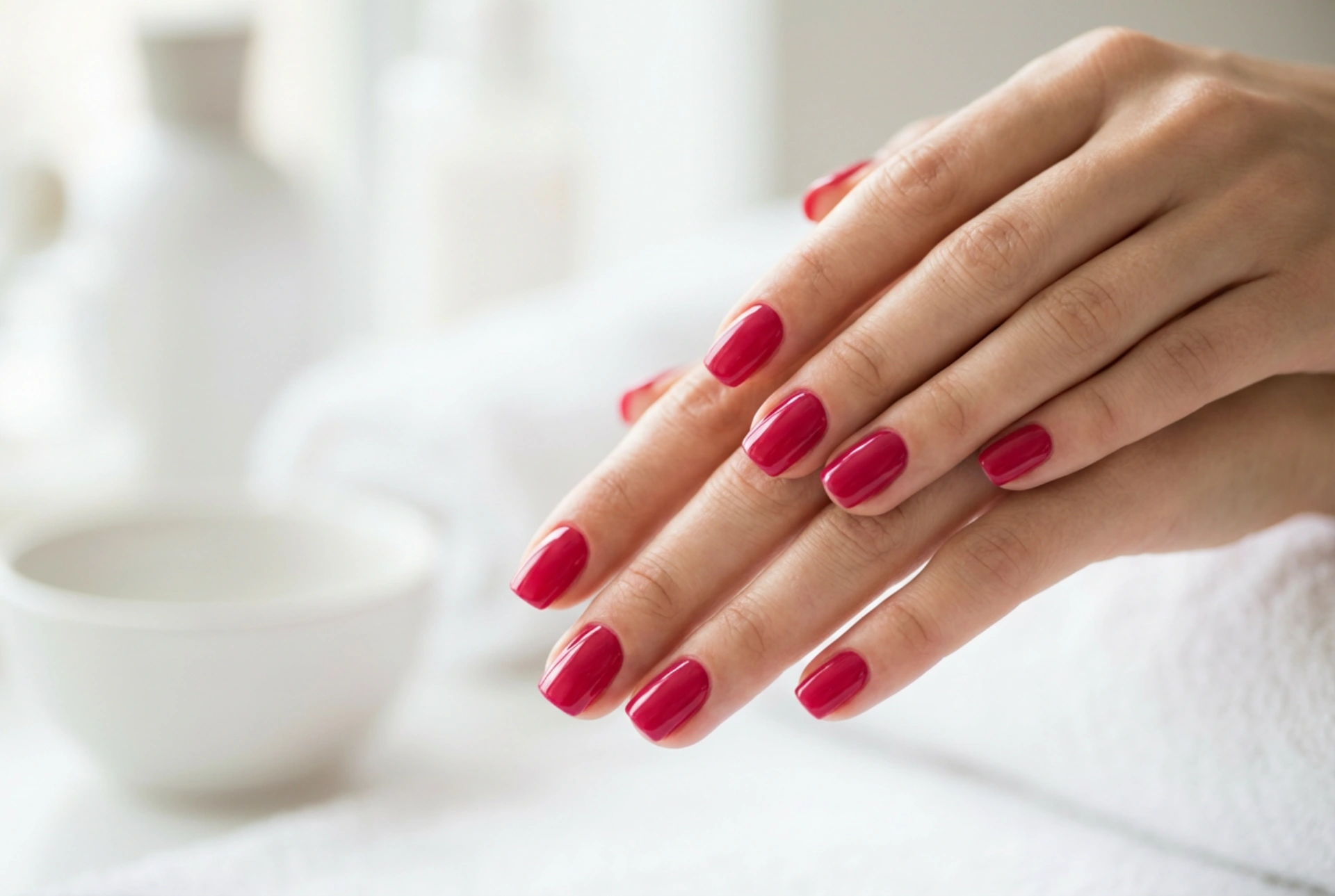 Raspberry Nails: How to Achieve an Even and Glossy Finish