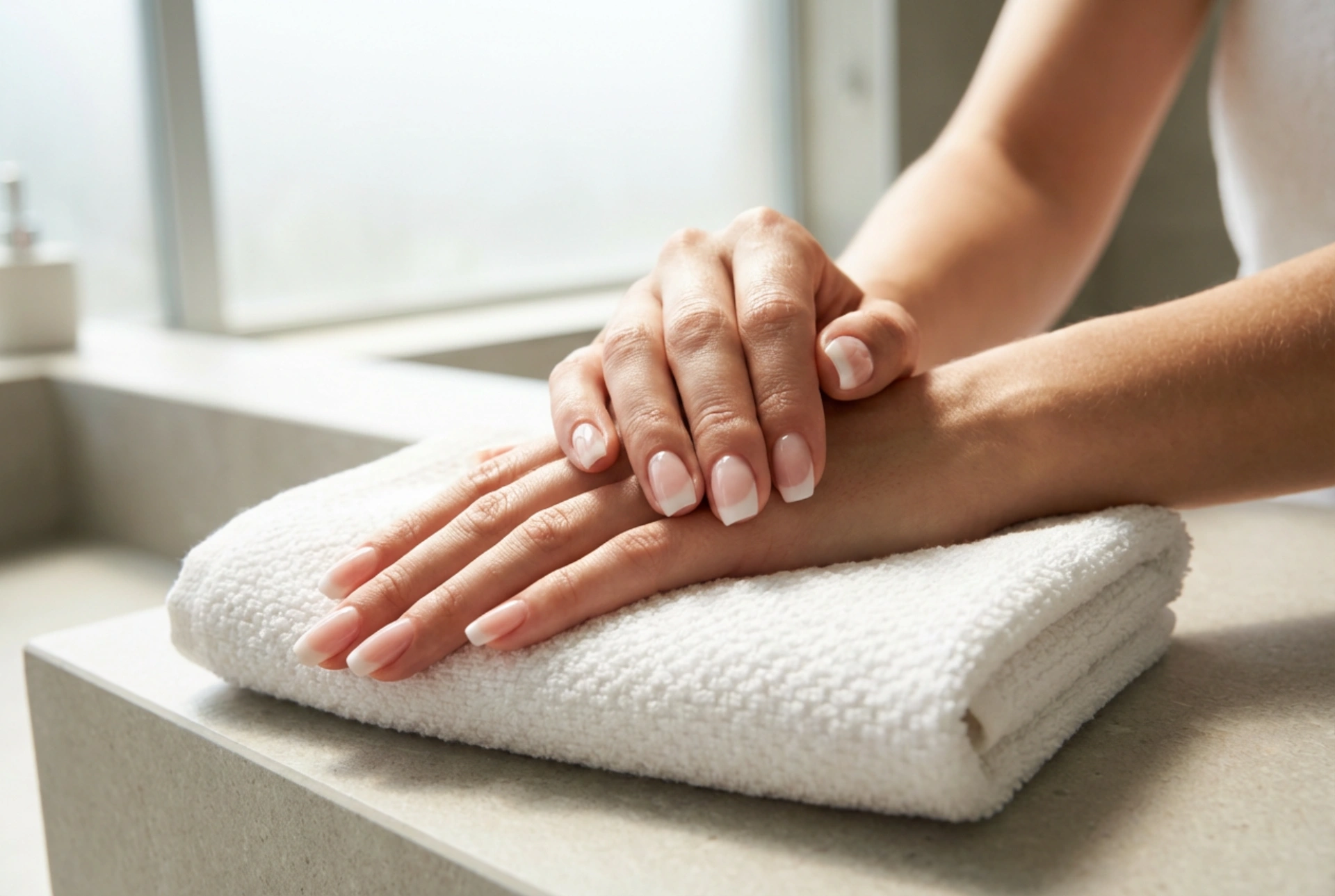 Hybrid French Manicure: From Camouflage Shading to a No-Wipe Top Coat