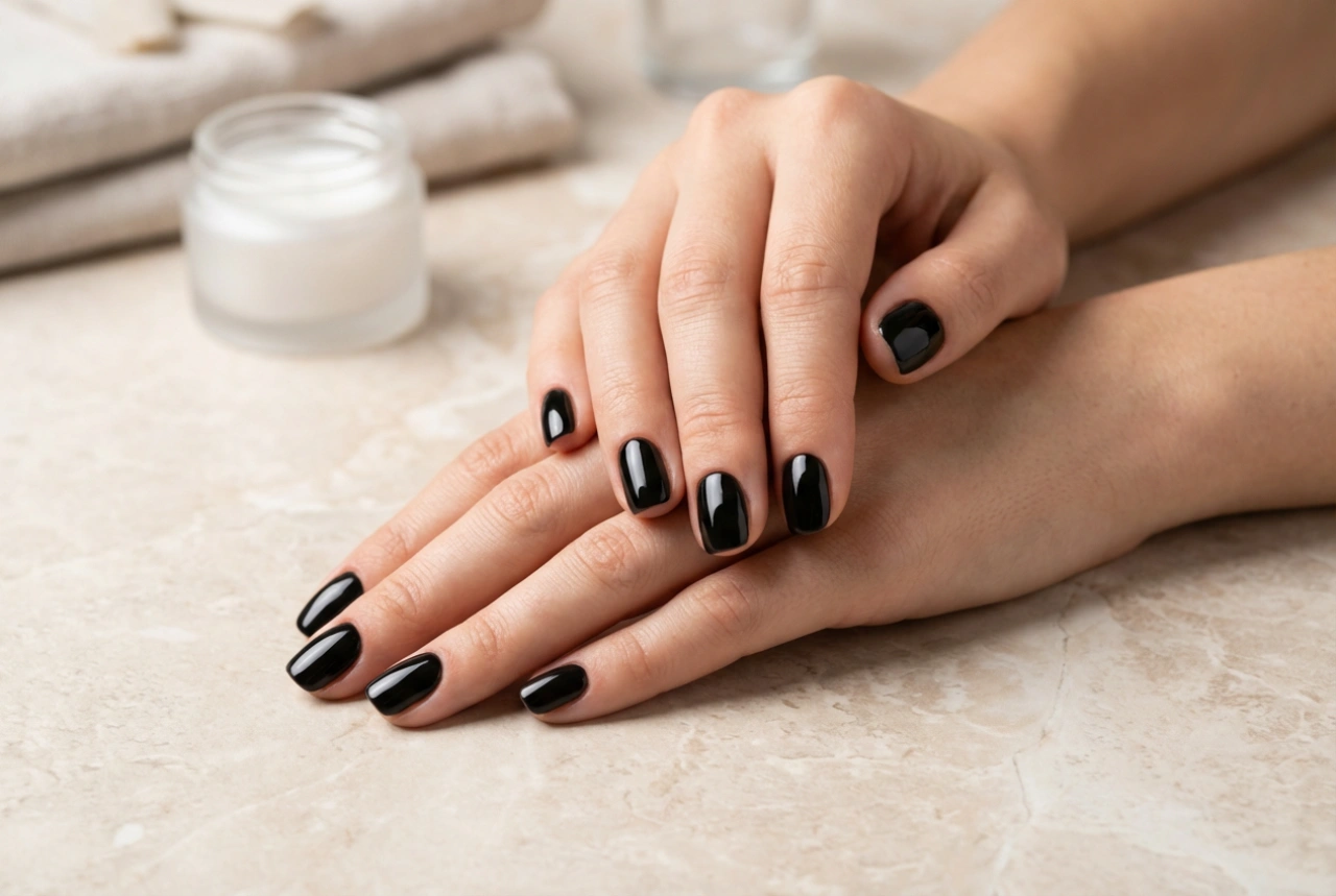 Black Gel Nails: Achieving a Flawless Application Without Streaks and Dust
