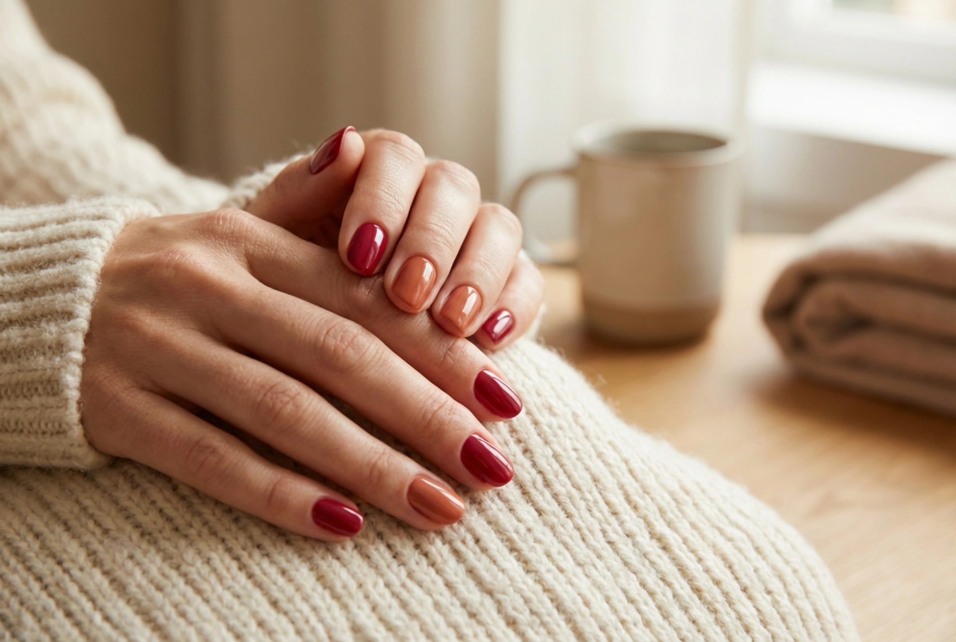 Autumn Gel Nails: Simple and Elegant Styling for Chilly Days